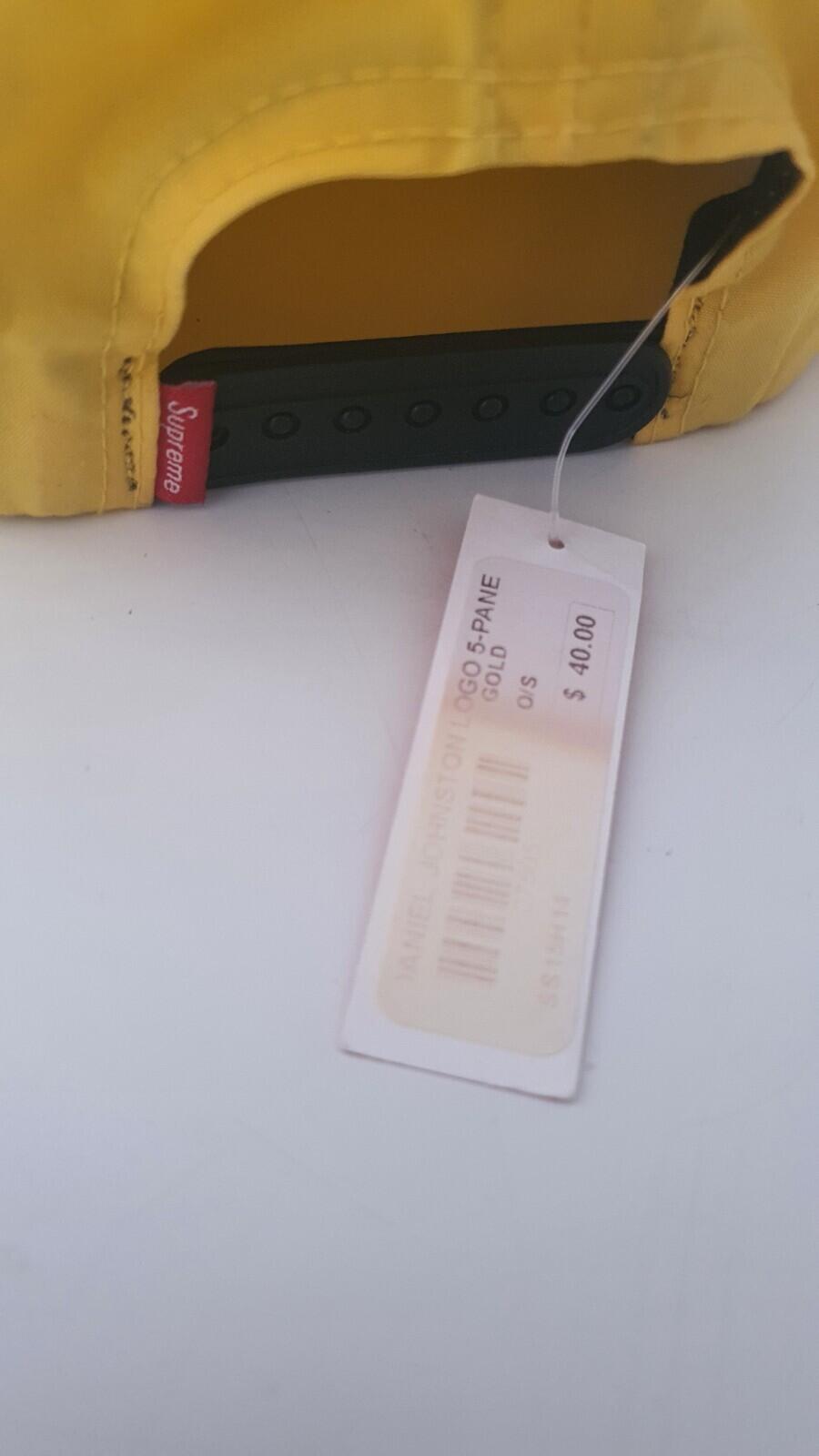 SS15 Supreme x Daniel Johnston 5-panel Cap Yellow