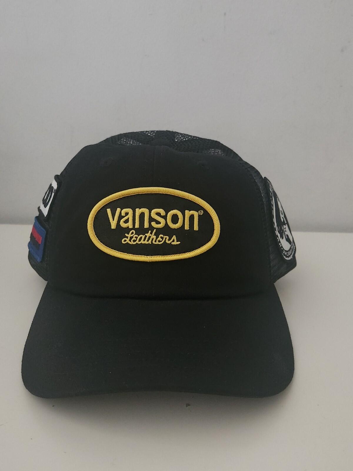 FW24 Supreme Hysteric Glamour Vanson Leathers Mesh Back 6-Panel Trucker Cap Hat