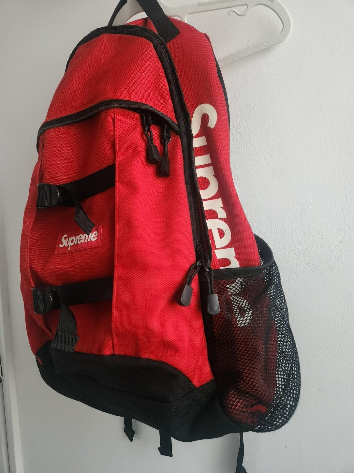 SS14 Supreme Backpack  Red
