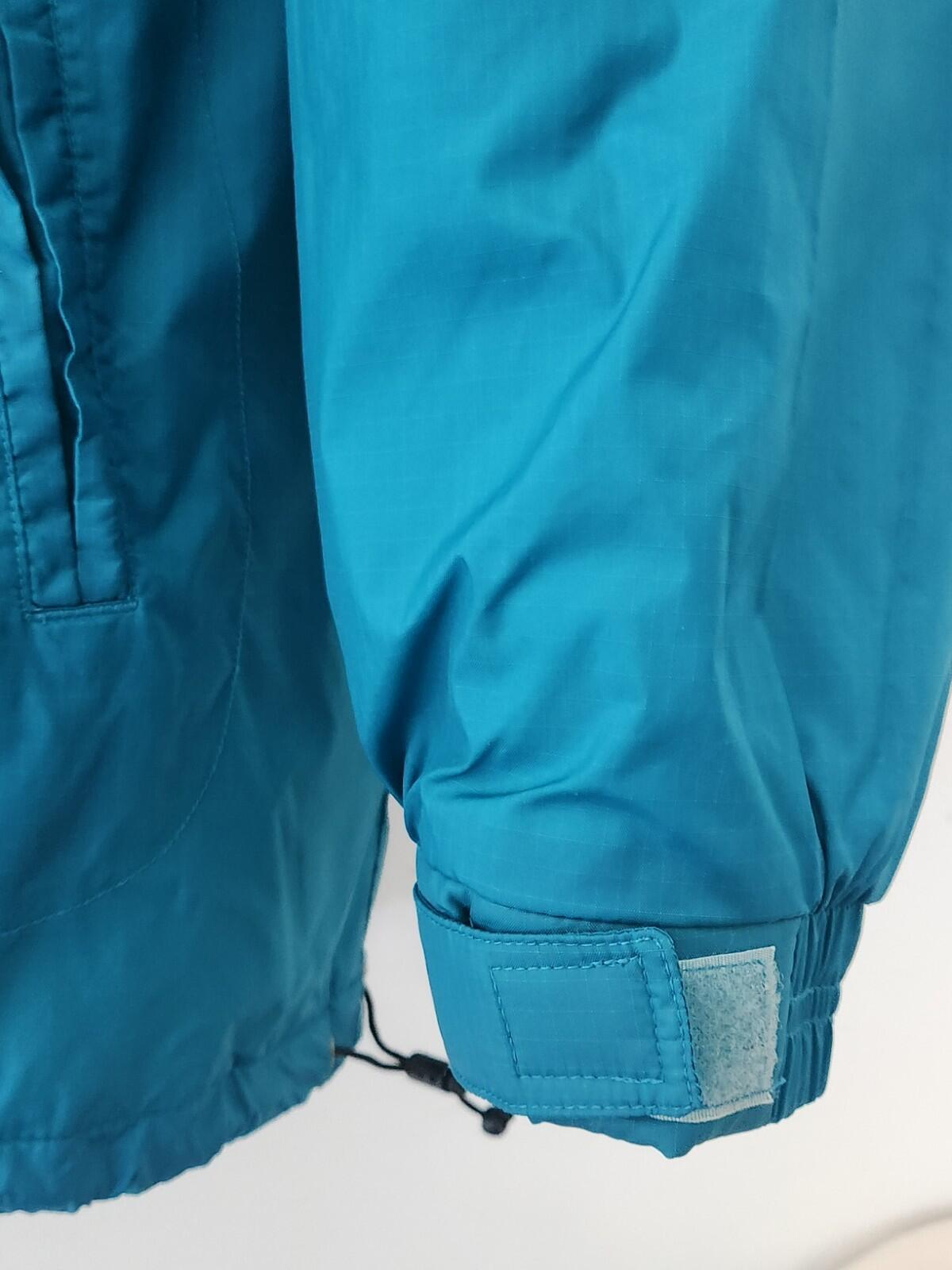SS18 Supreme x Champion Pullover L Large Teal Jacket Nylon