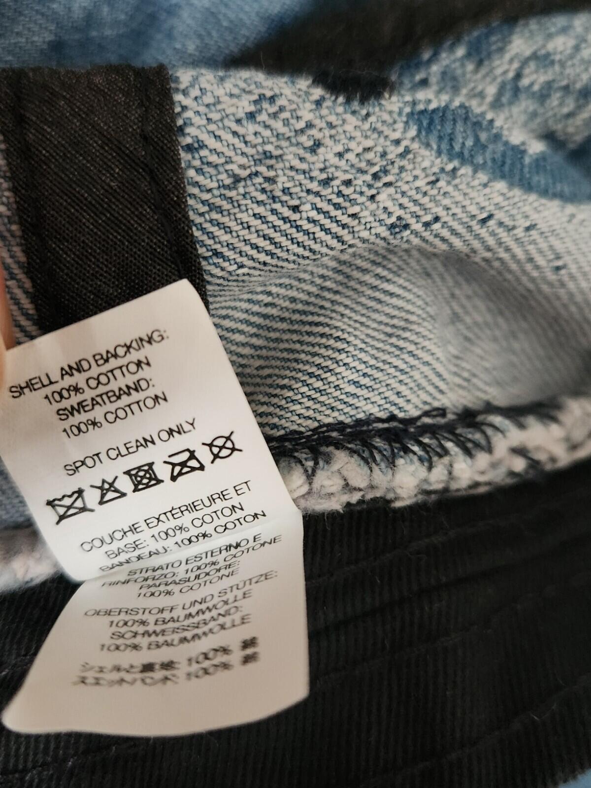 SS22 Supreme Fade Jacquard Denim Crusher Blue Size M / L
