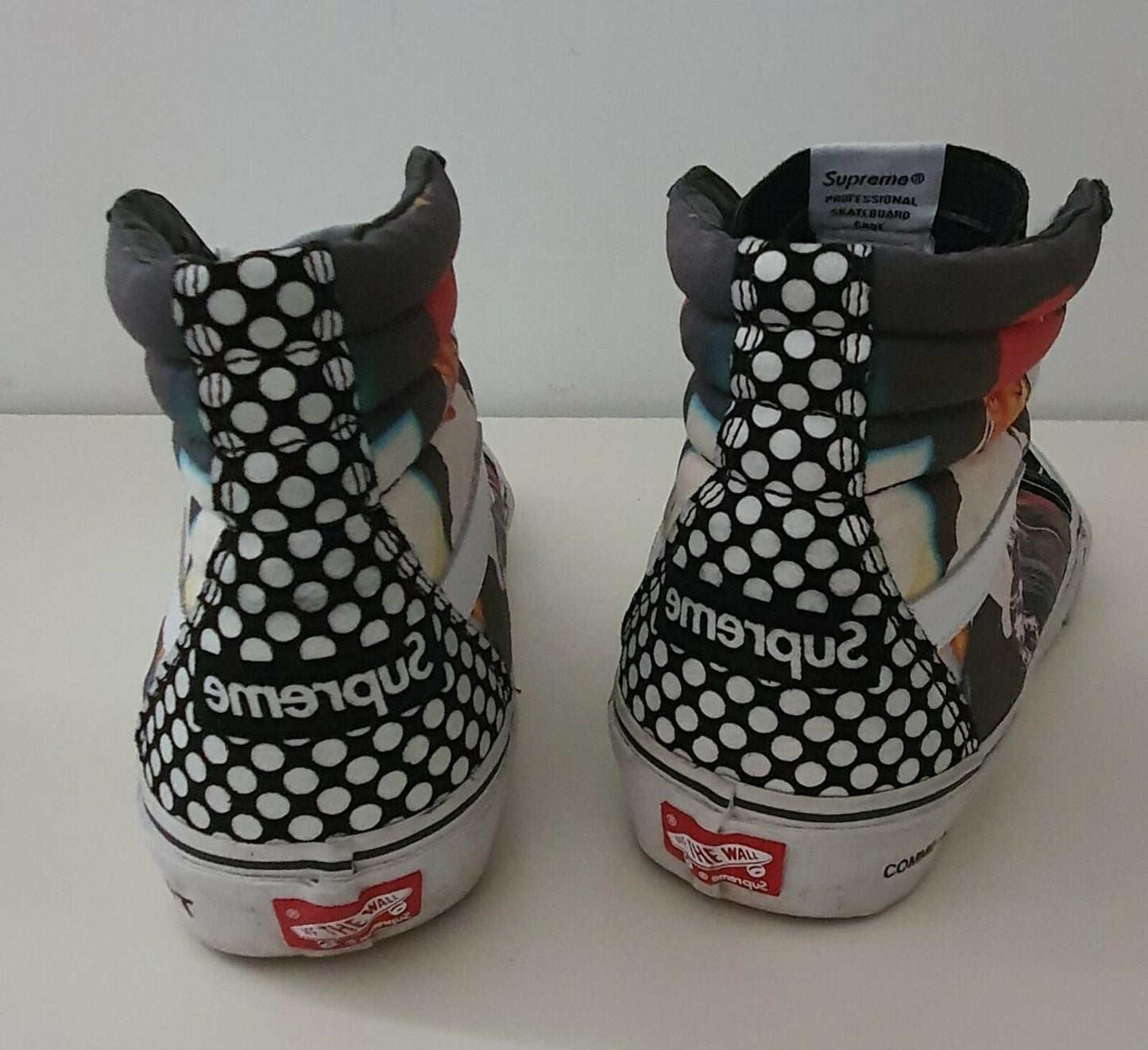 SS14 Supreme x Vans Comme Des Garçon CDG Sk8-Hi Reissue US 9 UK 8 EU 42 Vintage