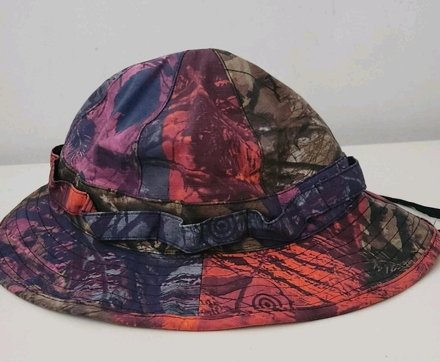 SS19 Supreme South2 West8 jungle hat Black S/M Camo bucket Crusher Waterproof