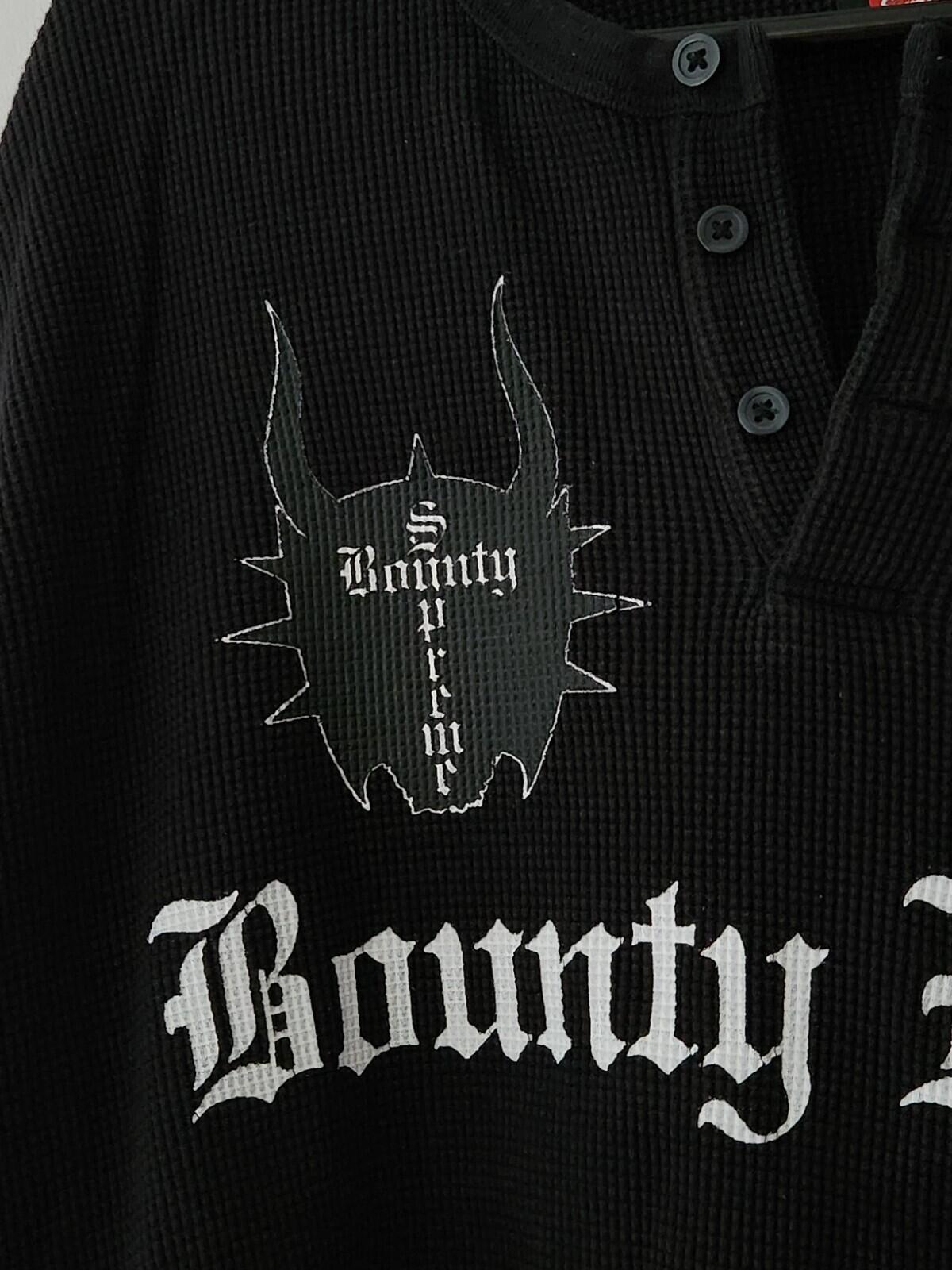 FW23 Supreme x Bounty Hunter Thermal Henley L/S Top size L large Black