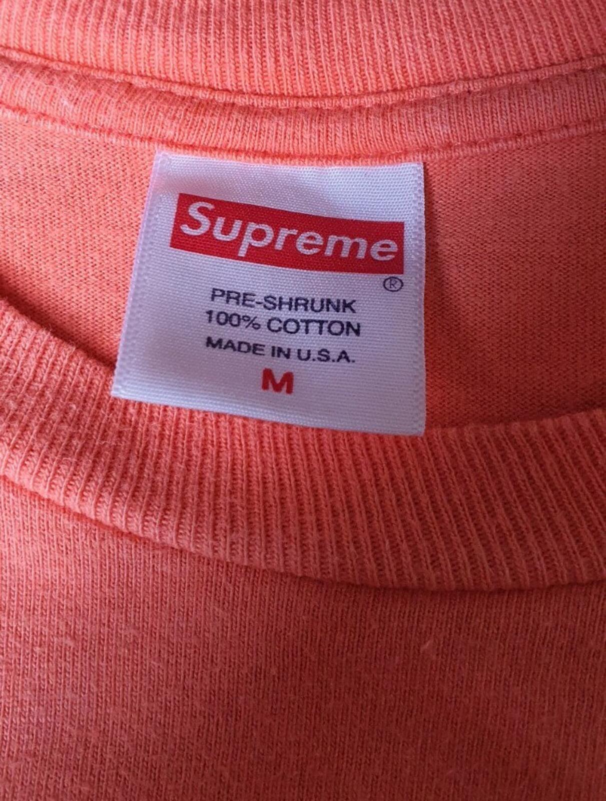 SS19 Supreme Fronts tee orange T-shirt golden grills size M medium