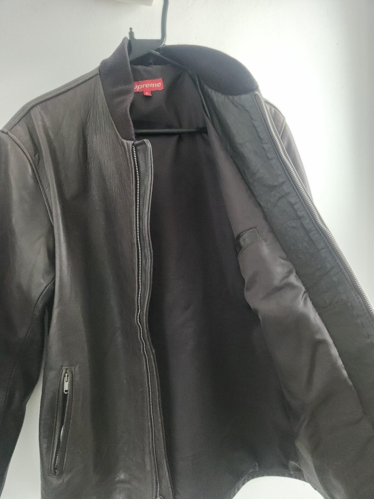 Supreme Vintage Mid-1990s Leather Jacket Schott USA Made Size L  Very Rare Grail