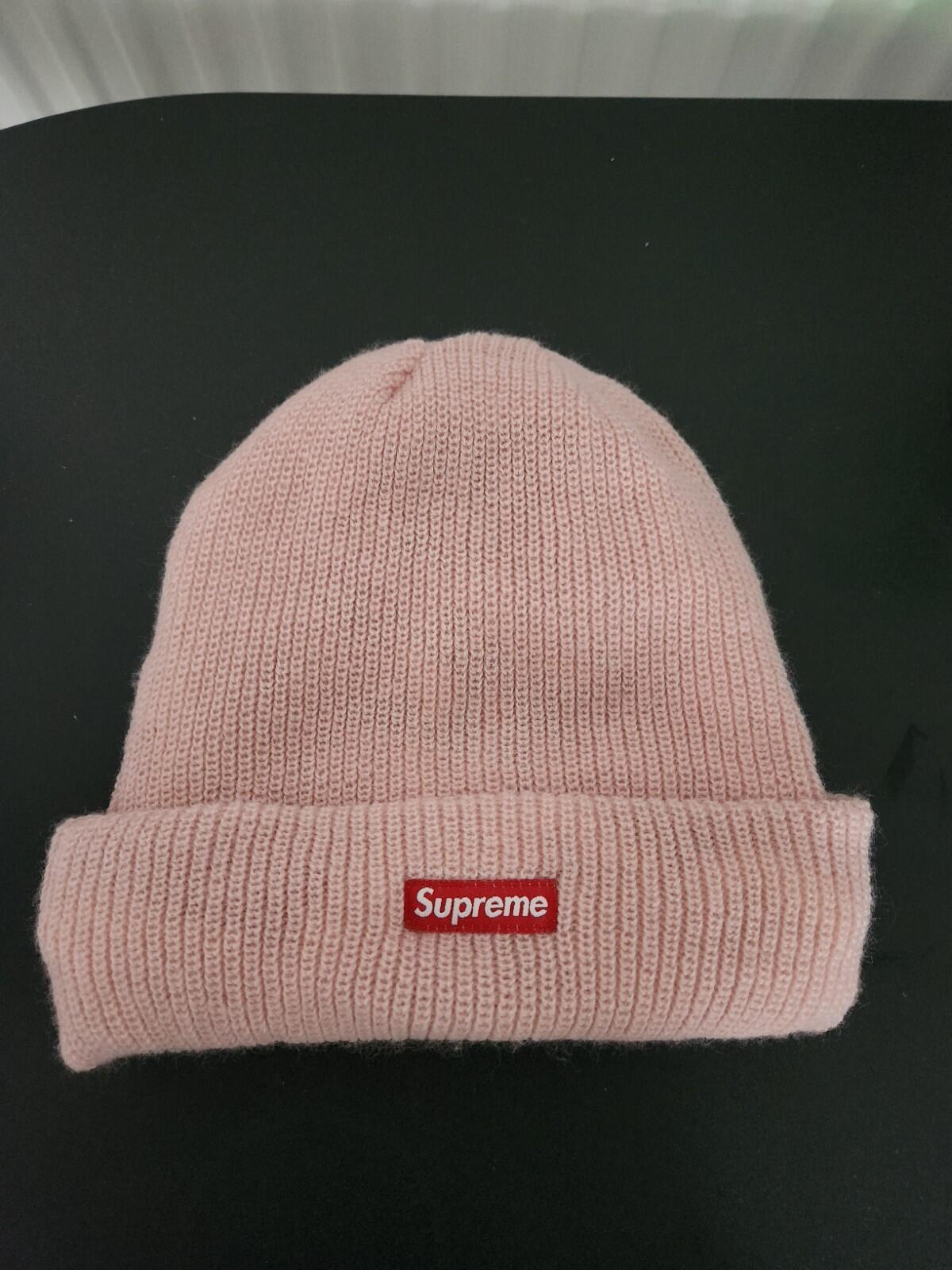 FW18 Supreme GORE-TEX Beanie Pink Waterproof