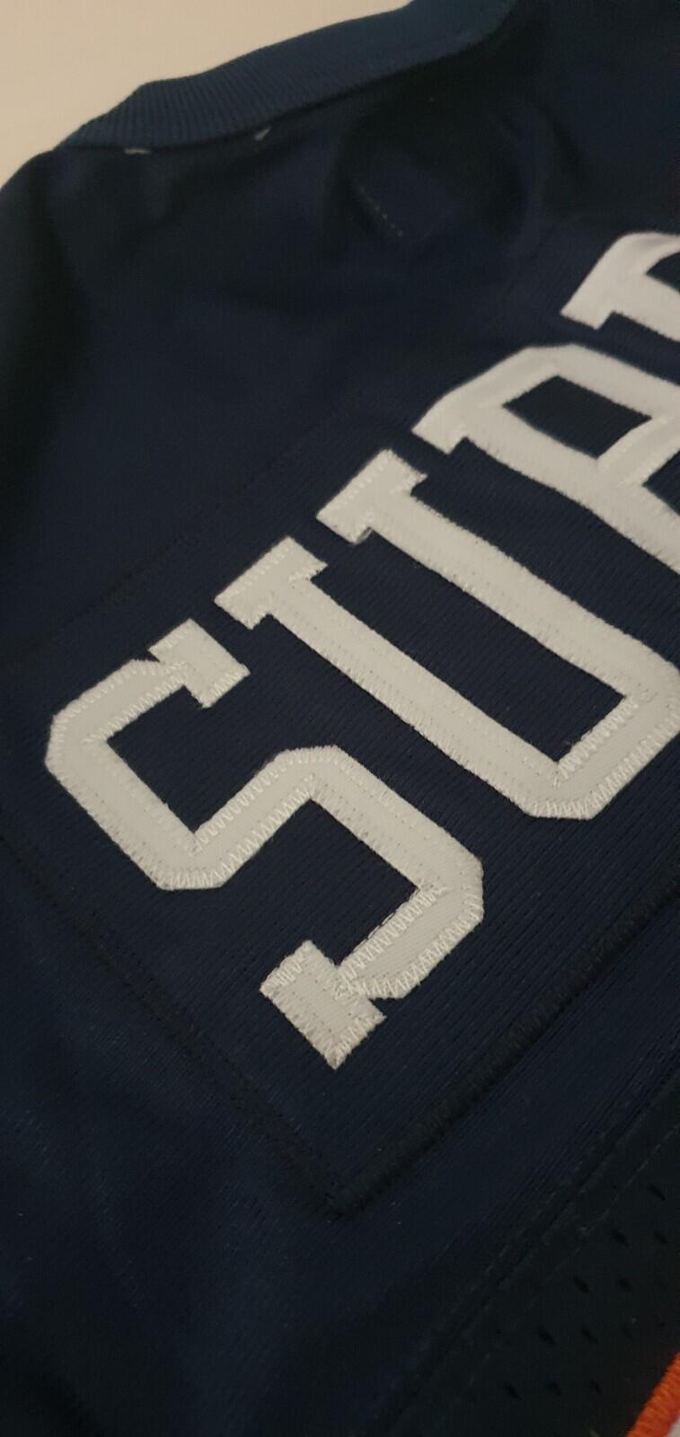SS14 Supreme Championship Football Top Tee size L Navy t-shirt jersey Vintage