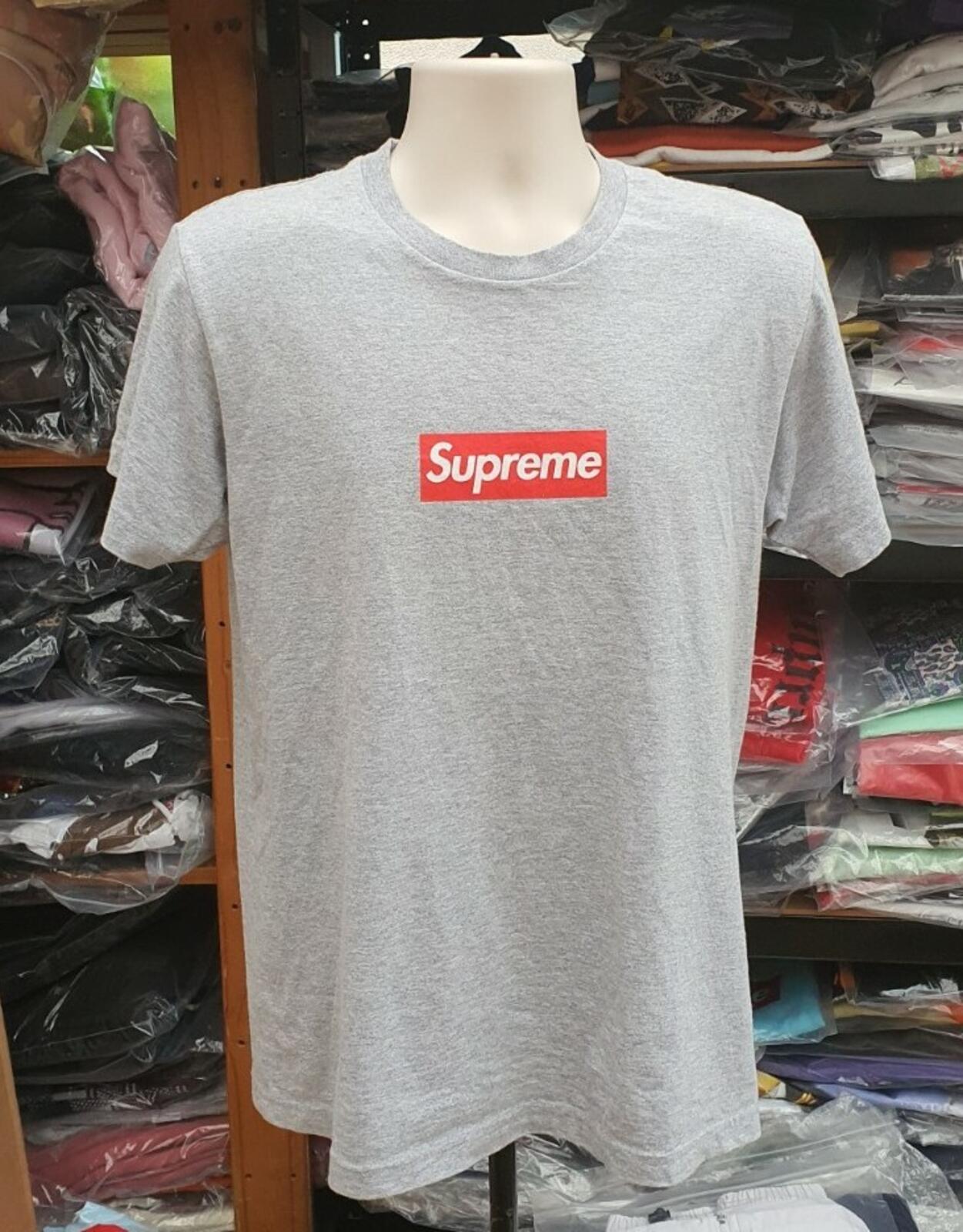 SS14 Supreme 20th Anniversary Box Logo T-Shirt Heather Grey T-Shirt M Medium Selten