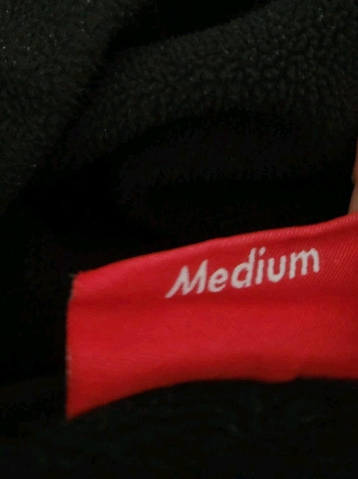 FW17 Supreme Polartec Small box logo Hooded Sweatshirt Black hoodie M fleece