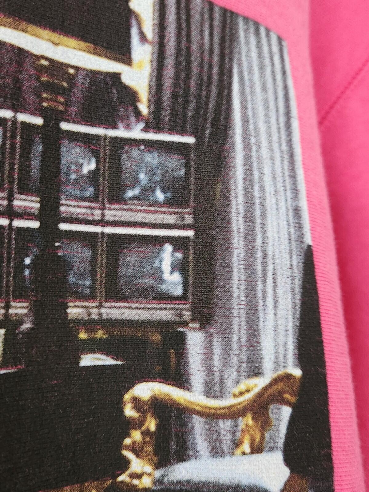 FW17 Supreme x Scarface Friend hooded sweatshirt L Large Pink hoodie Magenta