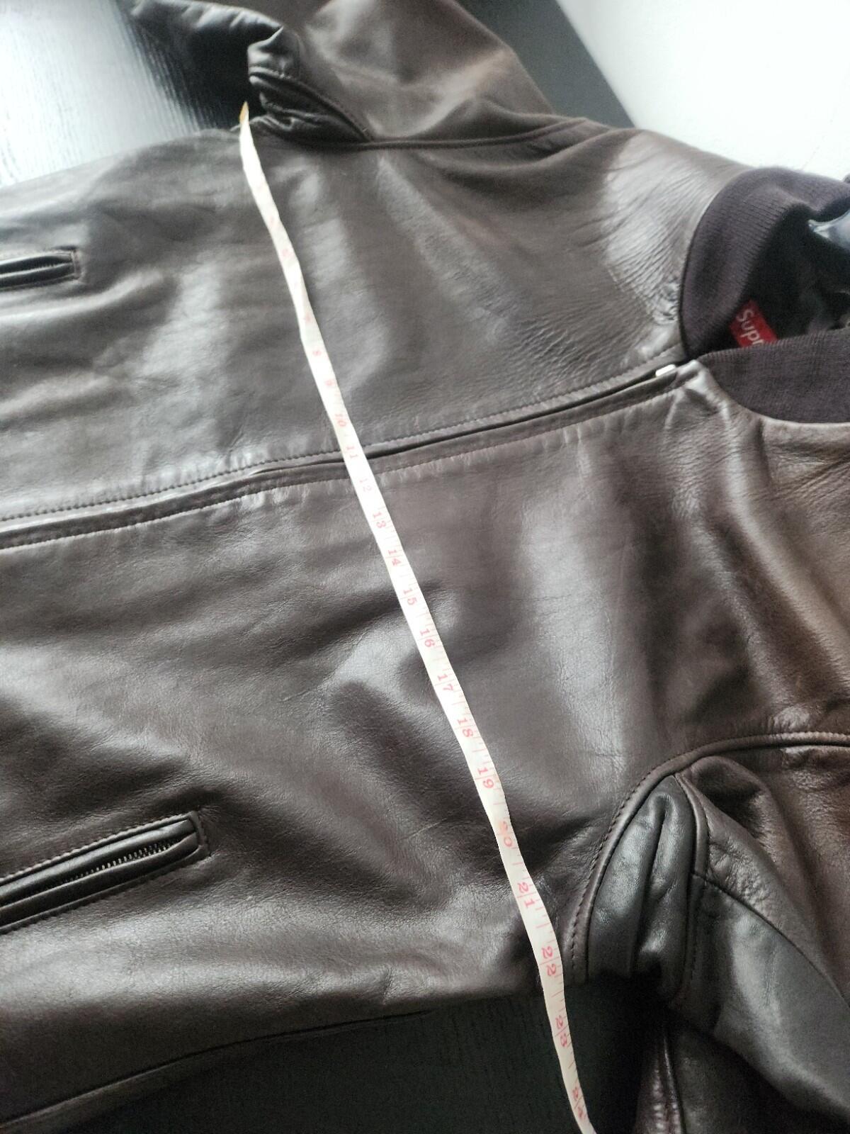 Supreme Vintage Mid-1990s Leather Jacket Schott USA Made Size L  Very Rare Grail