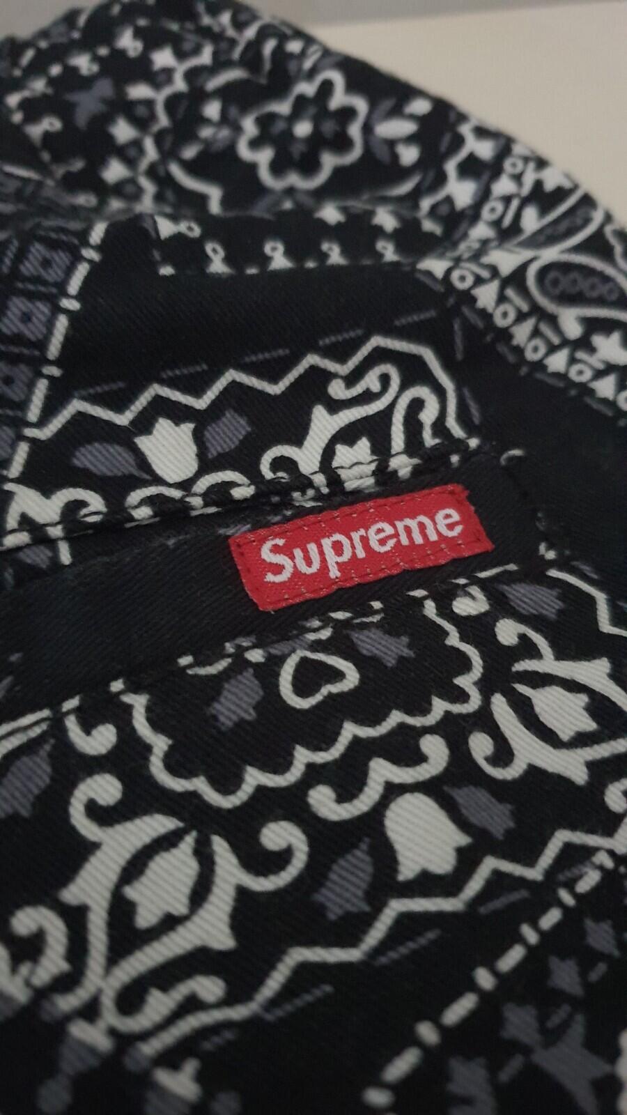 SS15 Supreme Bandana Belted short size S small shorts black