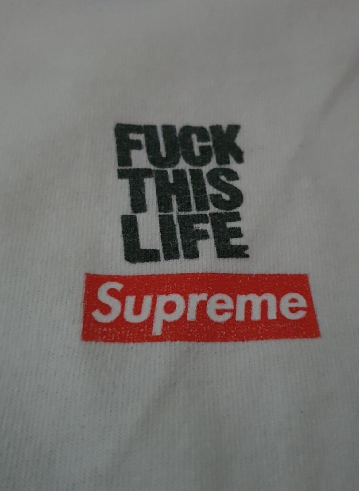FW08 Supreme x JA (xtc) x Fuc k This Life (Weirdo Dave) tee T-shirt XL Very Rare