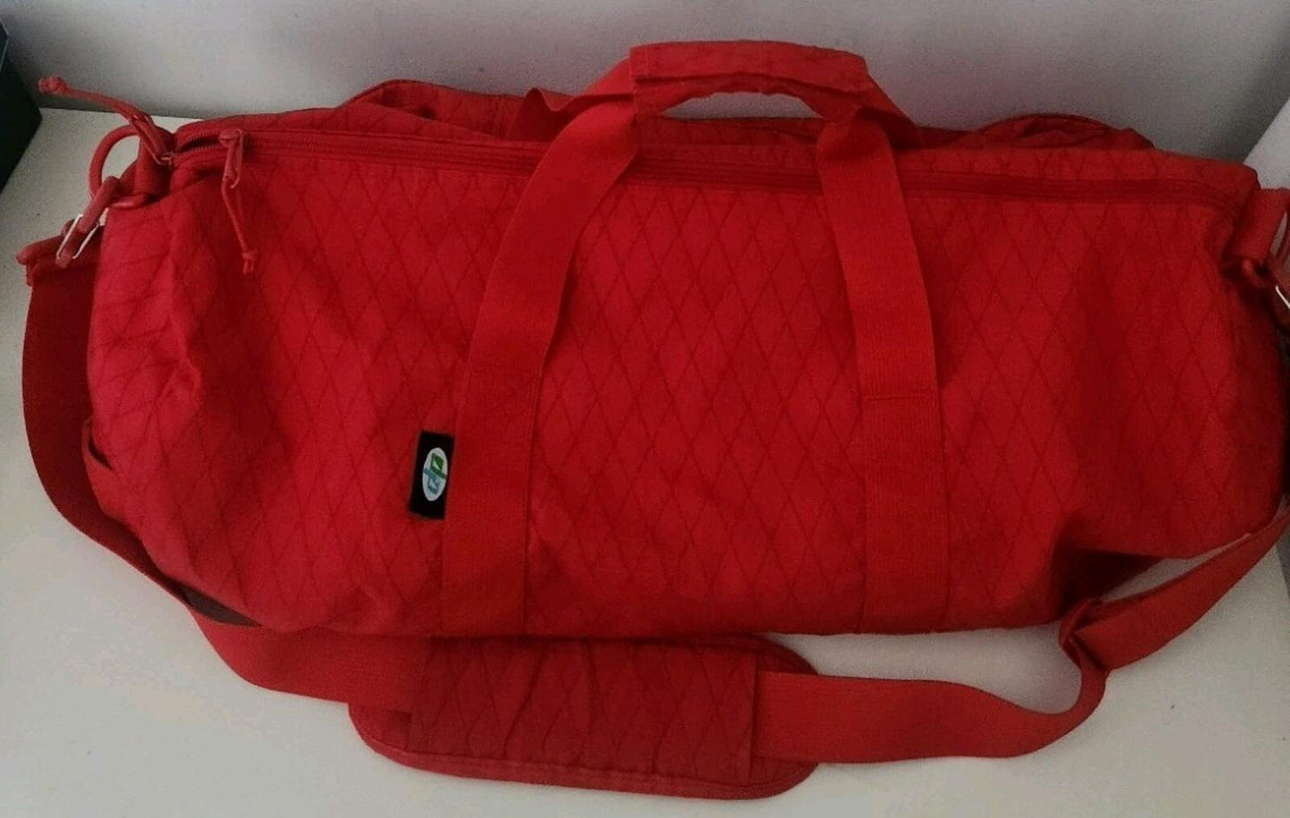FW18 Supreme Duffle Bag Red Water and Abrasion Resistant
