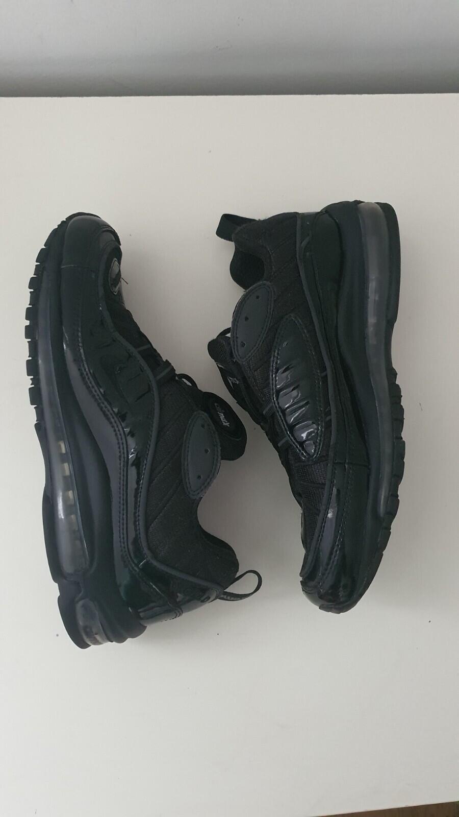 SS16 Supreme Nike Air Max 98 Black US 8.5 UK 7.5  EU 42 reflective lot Trainers