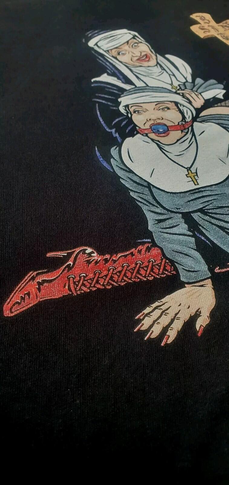 FW22 Supreme Nuns Black Tee Size S Black Original Artwork By Sean Cliver