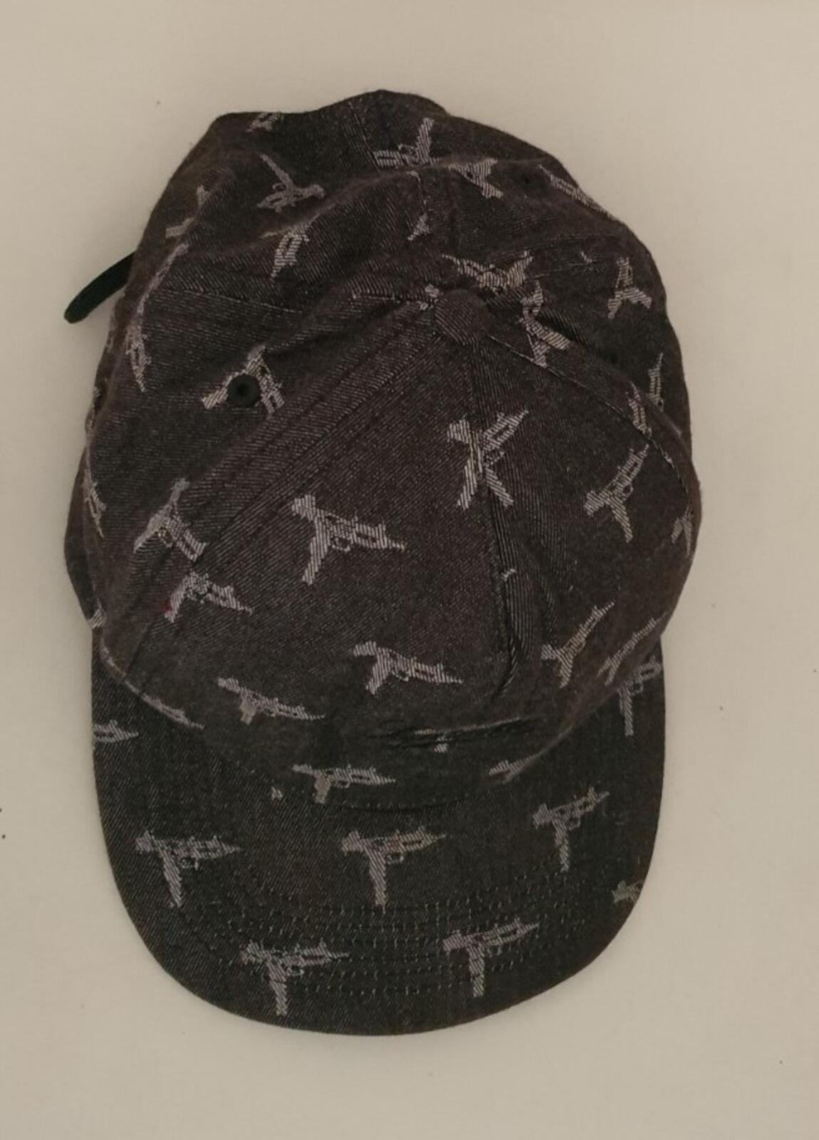 Gorra de 5 paneles Jacquard Supreme FW15 Negra