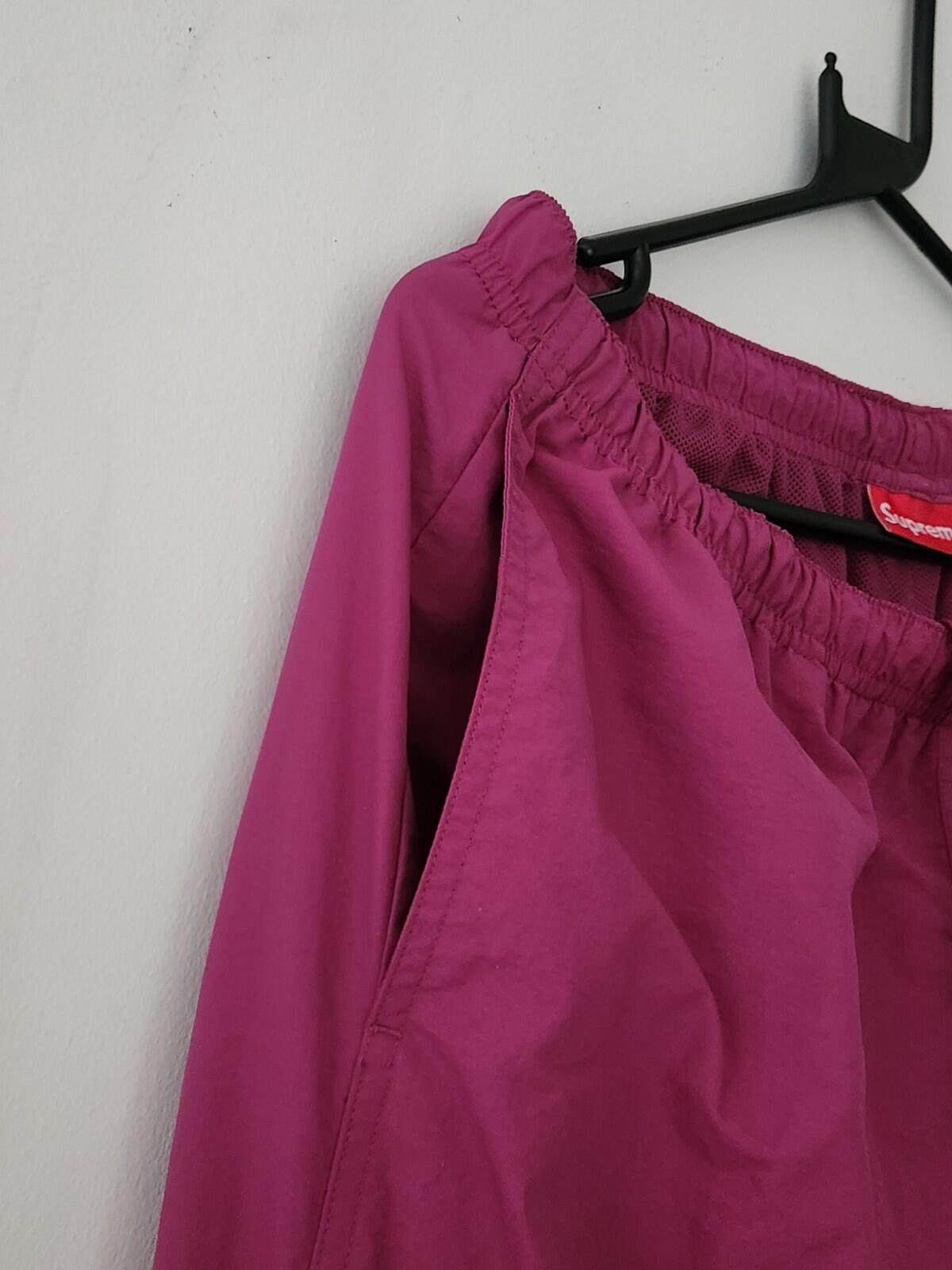 FW17 Supreme Arc Track Pant Magenta Größe L Wasserabweisend