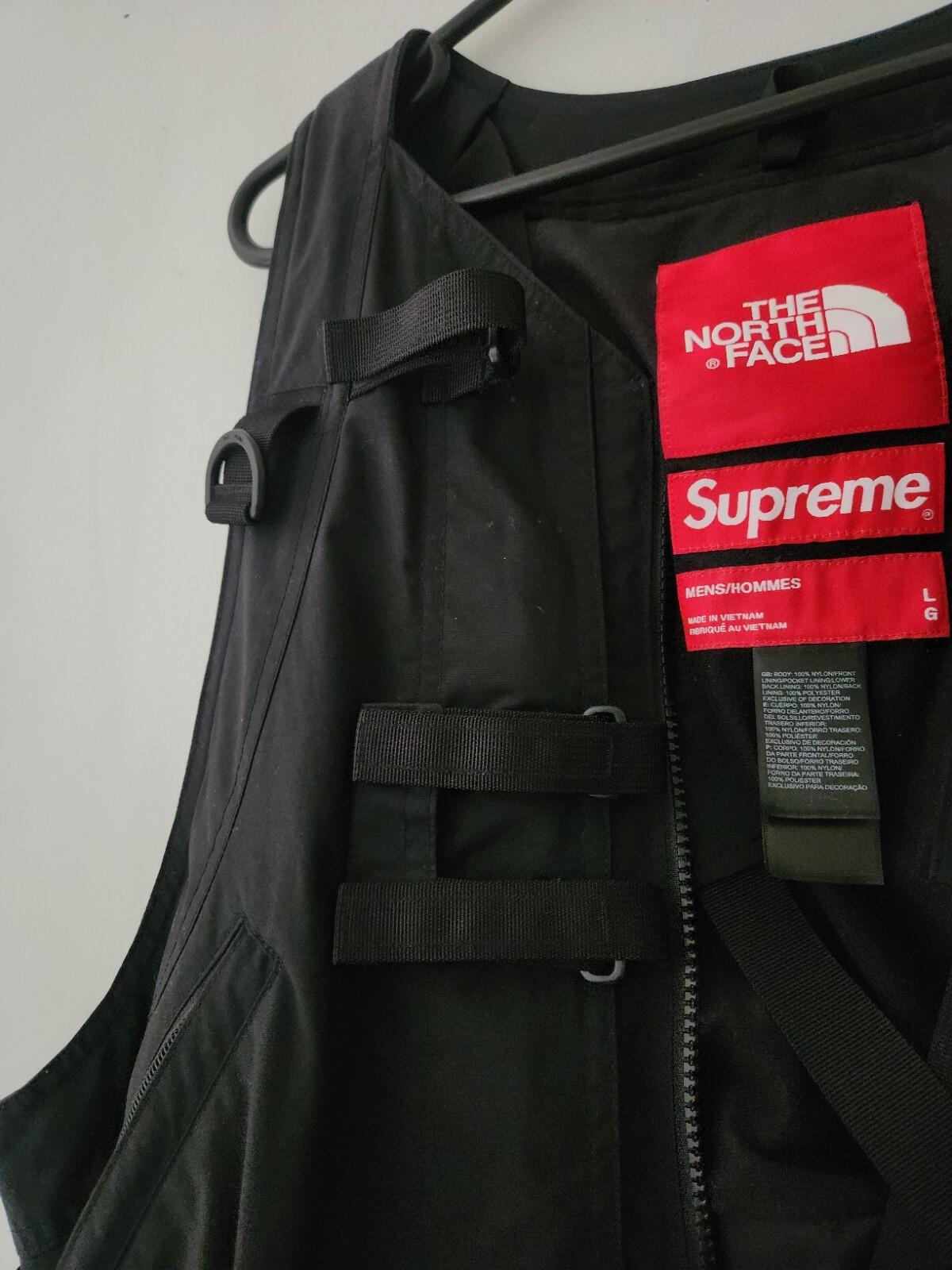 SS20 Supreme x The North Face RTG GORE-TEX nylon utility vest waterproof black