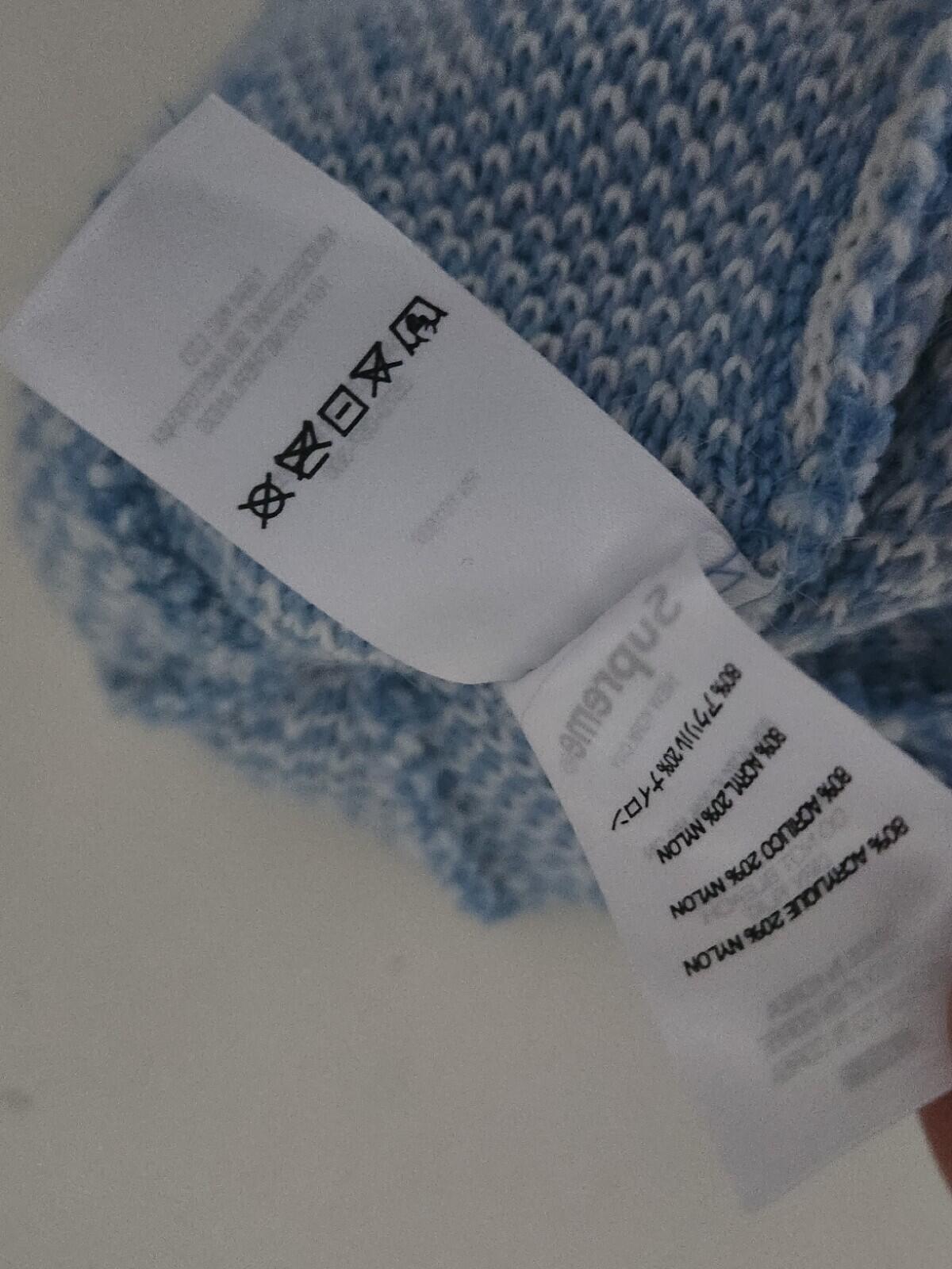 FW21 Supreme Banner Beanie Light Blue