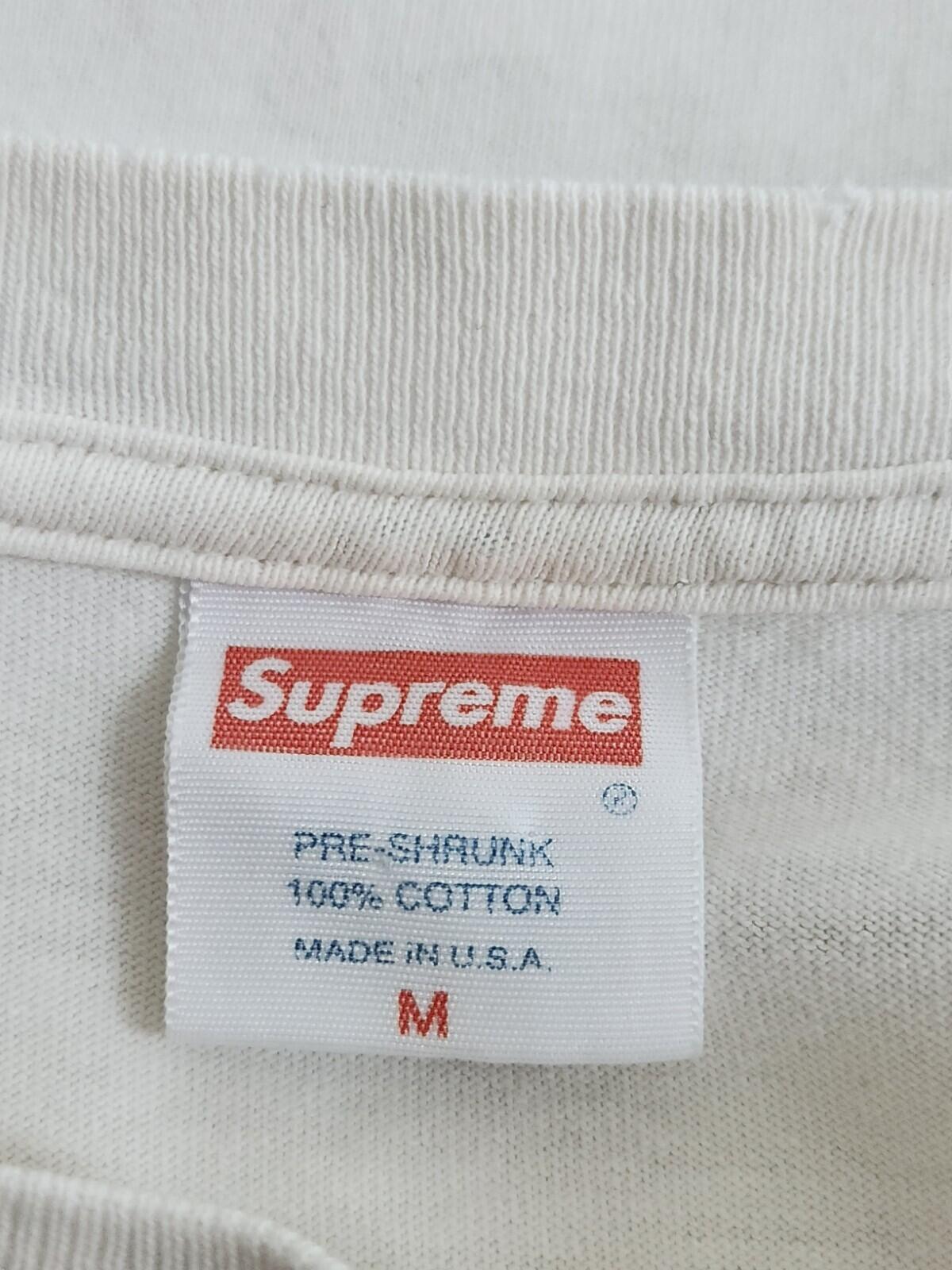 Supreme Kick Bomb Tee FW04 White Size M Vintage