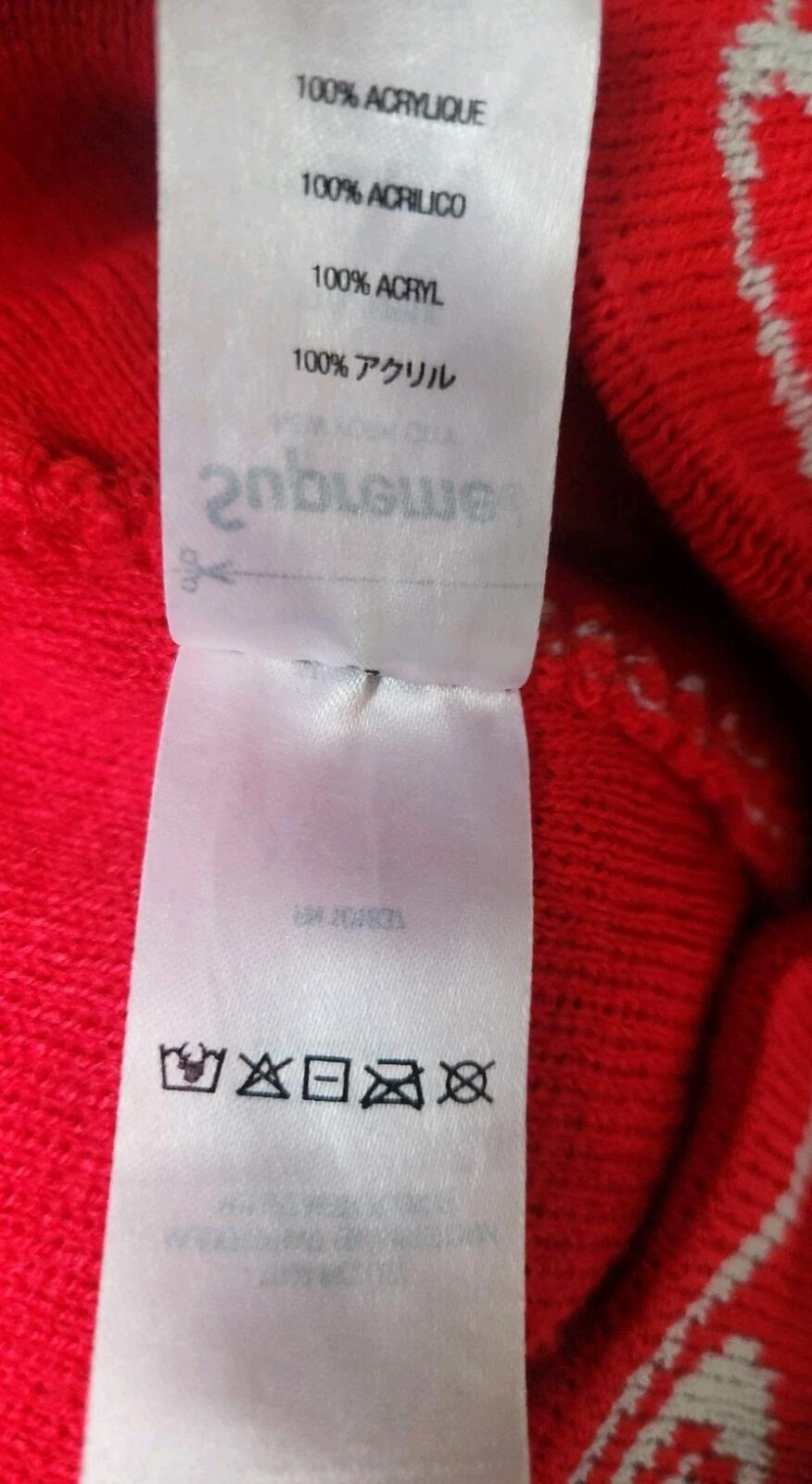 SS22 Supreme Knowledge Reigns Beanie Red Hat Made In Korea