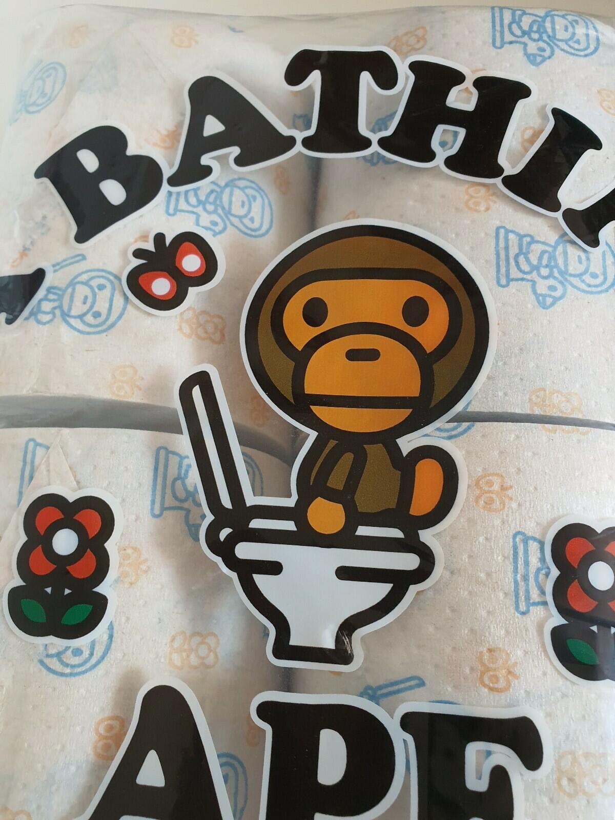A BATHING APE 2007 Milo Toilettenpapierrollen BAPE (4 Rollen)