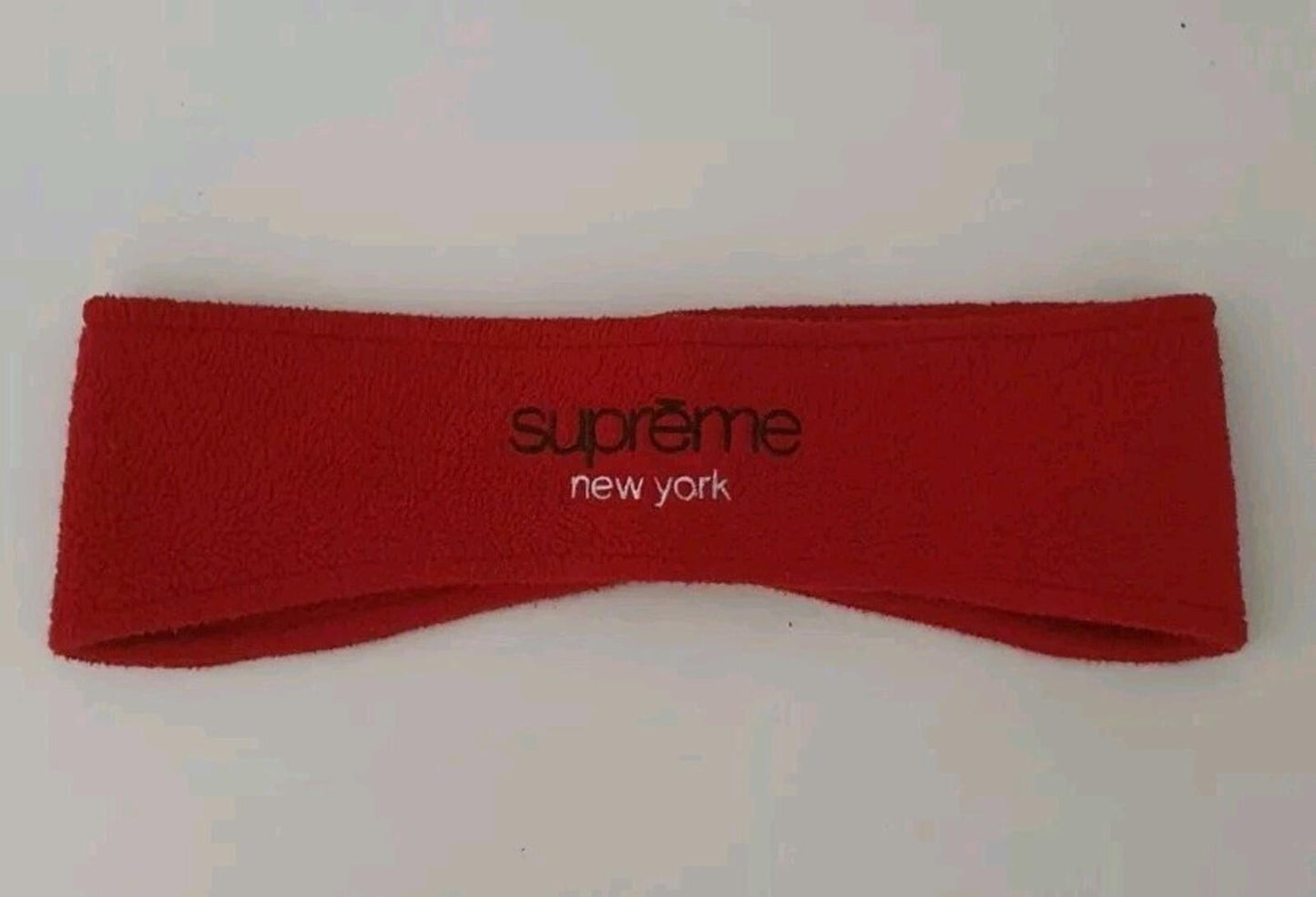 FW18 Supreme x Polartec Red Fleece Headband