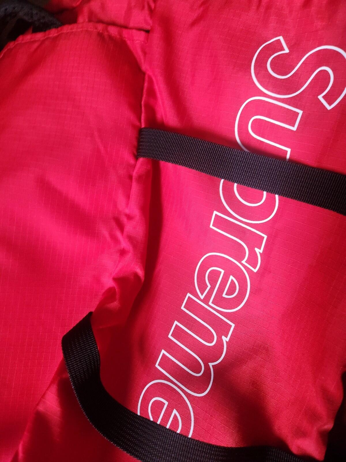 SS19 Supreme tote backpack Red bag cordura 18L nylon