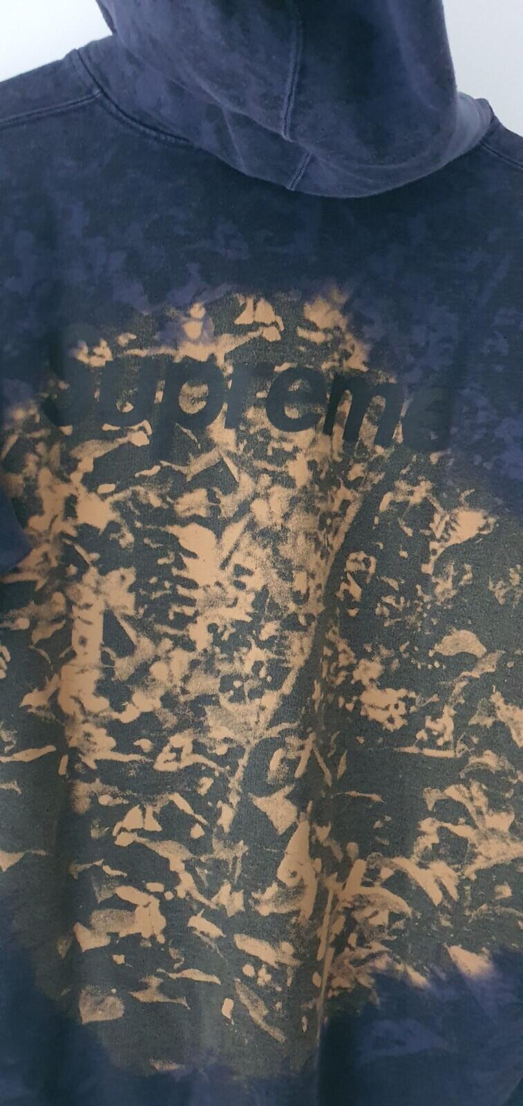SS16 Supreme Burroughs Hooded Sweatshirt size XL navy hoodie