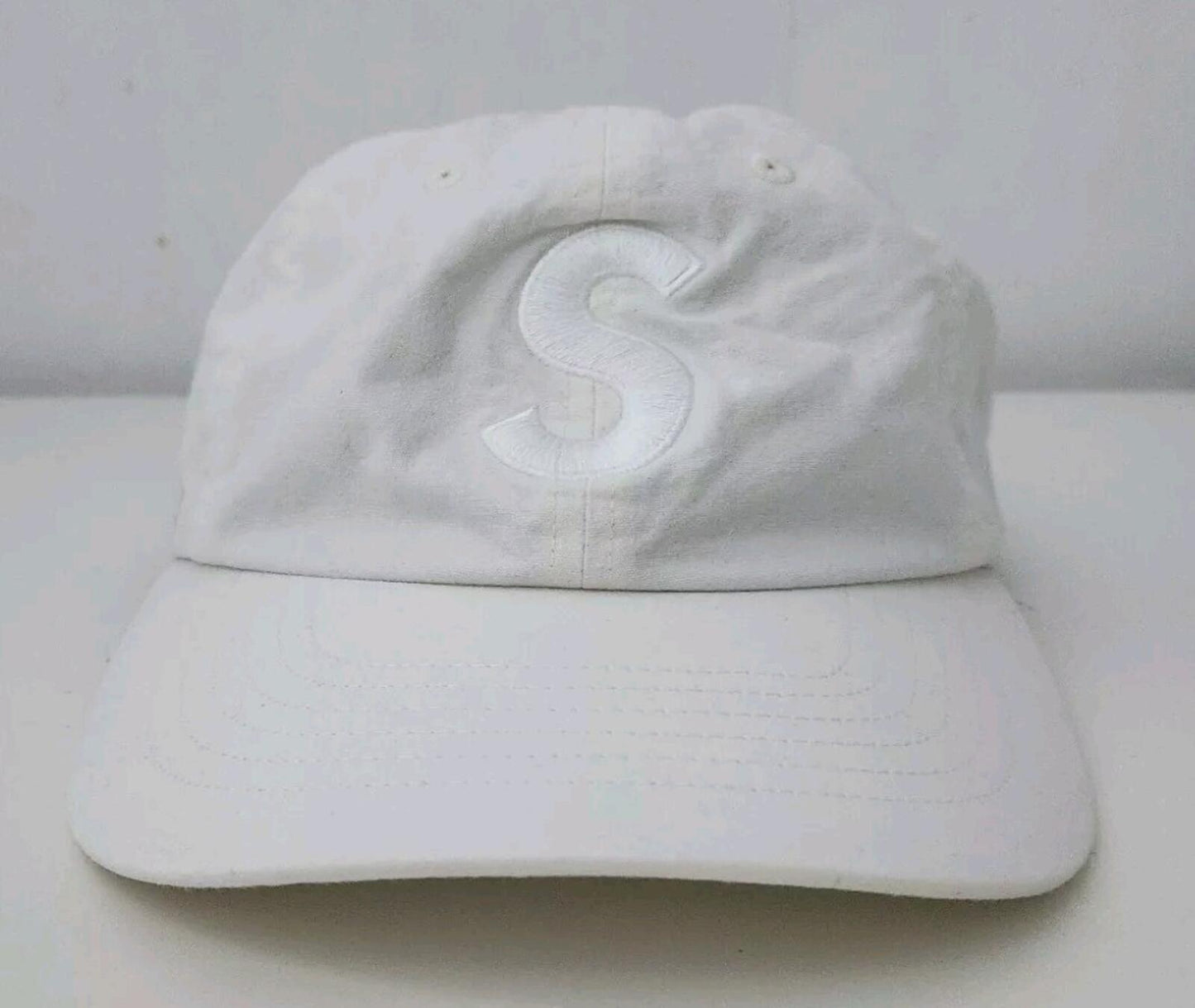 FW20 Supreme GORE-TEX S Logo 6-Panel wasserdichte atmungsaktive Natur-Mütze weiße Kappe