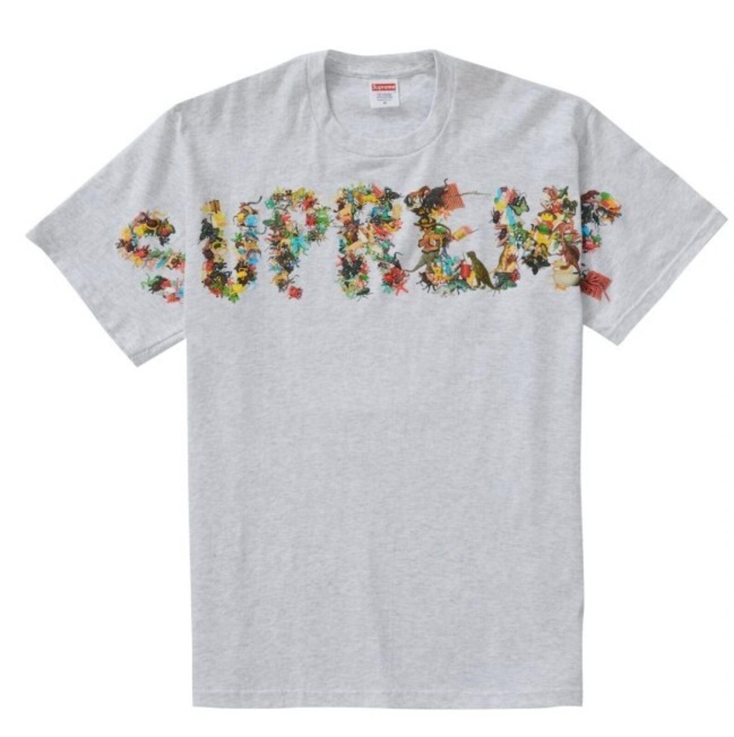 SS21 Supreme Toy Pile Tee Ash Grey Size M
