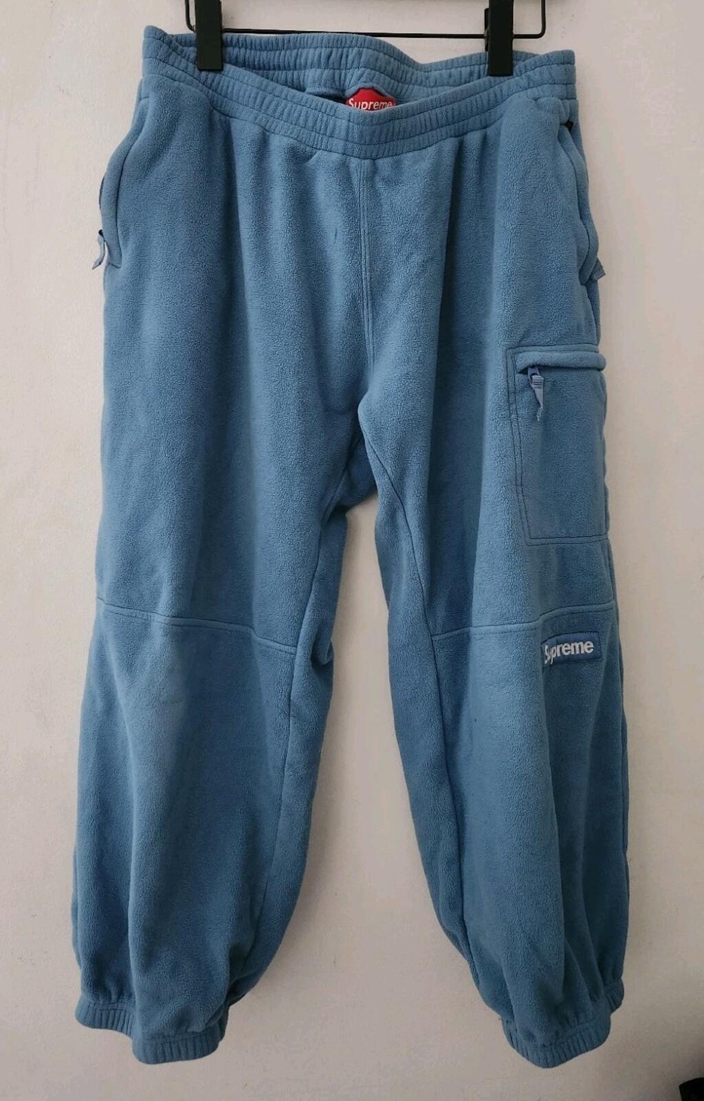 FW22 Supreme Polartec Sweatpant SIZE M but ALTERED TO LENGTH 24"  Pants Trousers