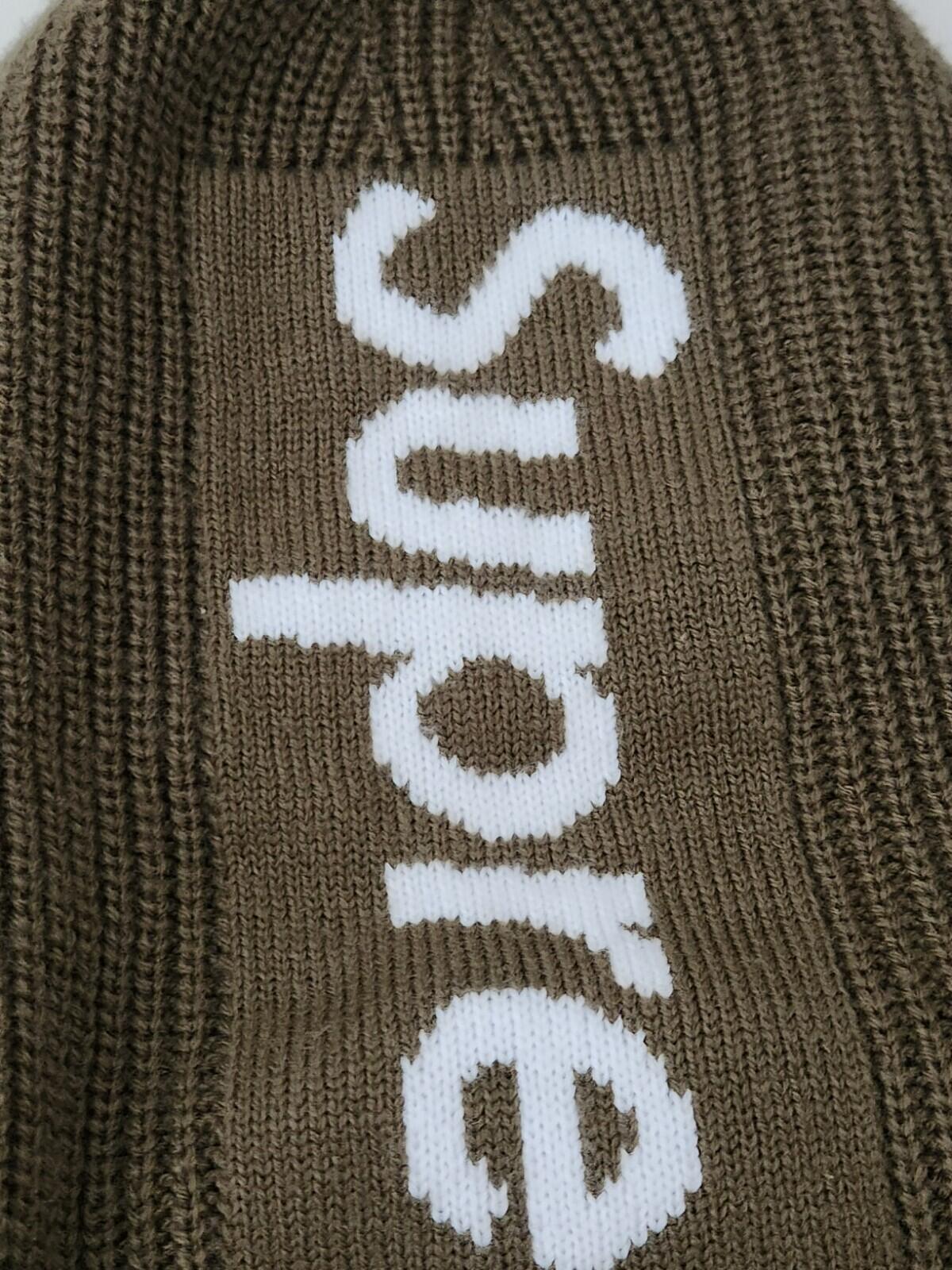 FW20 Supreme New Era Balaclava Olive Jacquard Logo Embroidered
