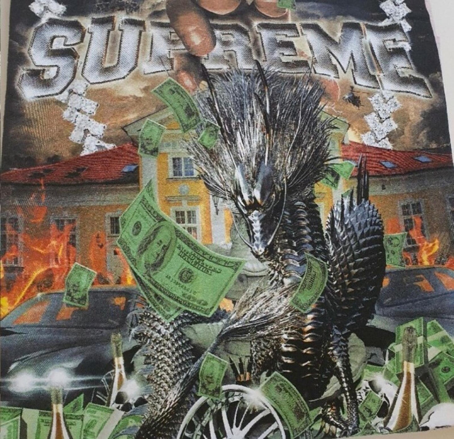 Camiseta Dragón Supreme SS20 Rosa Brezo Talla L