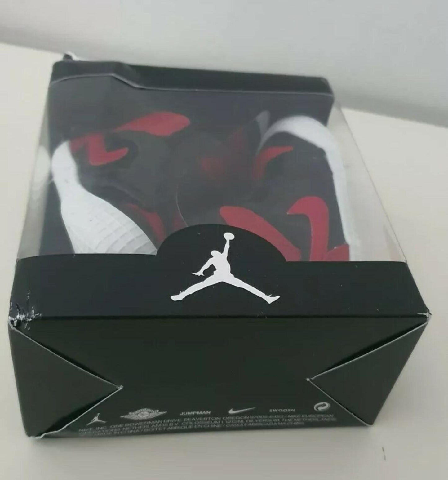 JORDAN 1 Crib Bootie US 4C UK 3.5 EUR 19.5 Baby Bootie Infant nike Bred patent