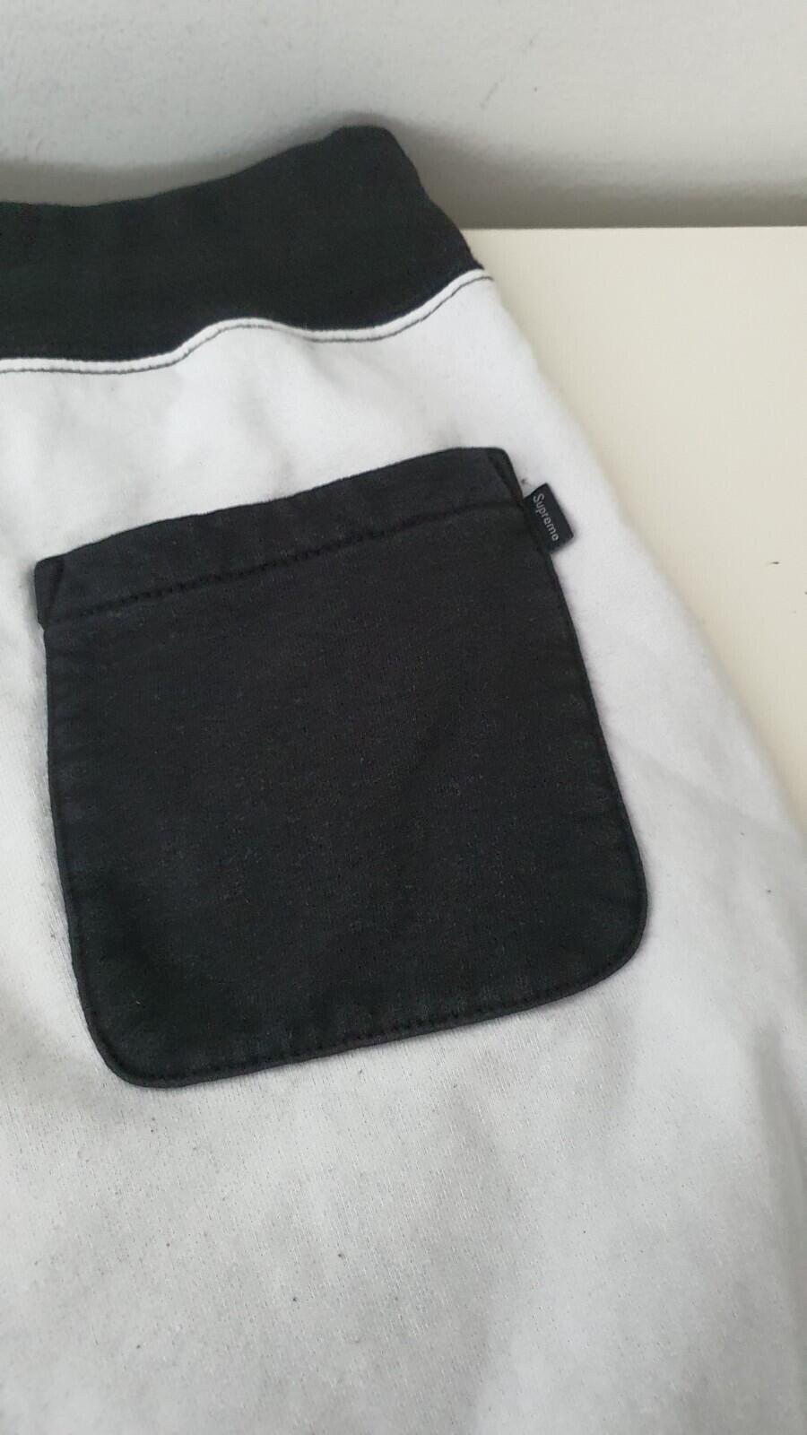 SS19 Supreme S Logo Colorblocked sweatshort black L large shorts sweat short