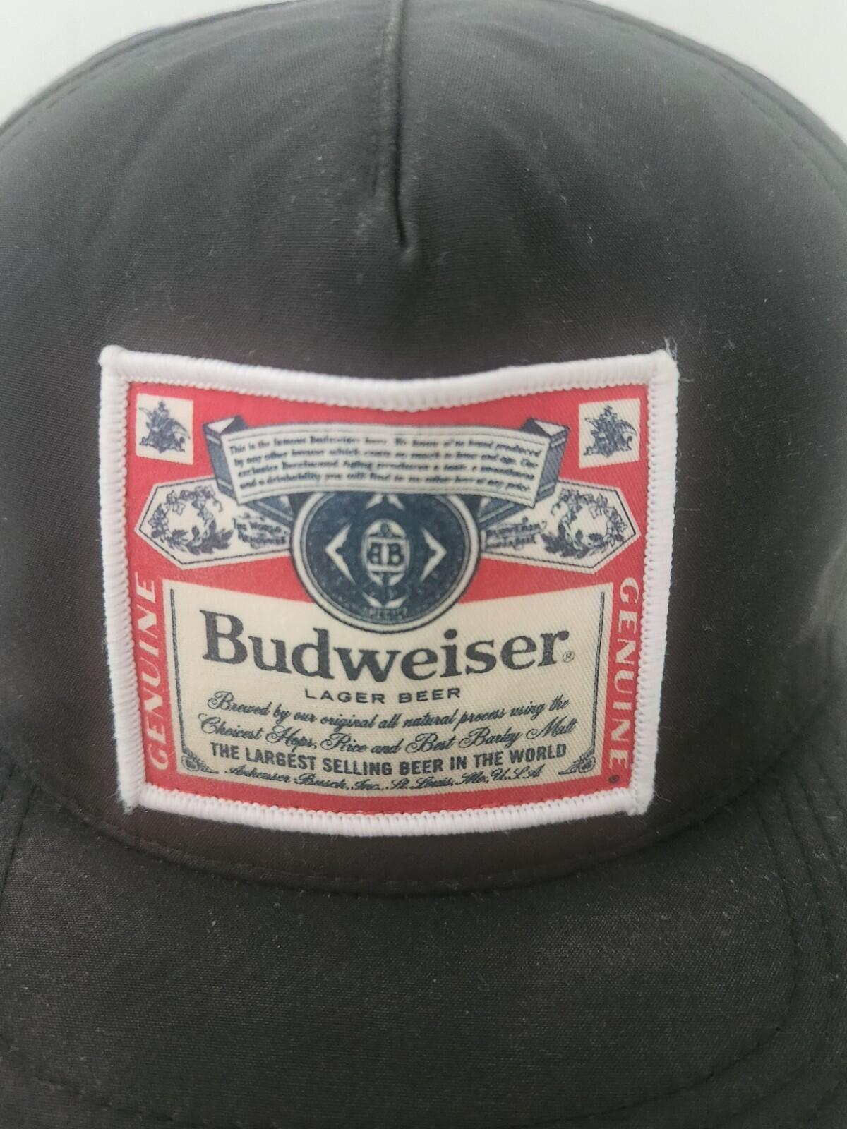 SS09 Supreme x Budweiser 5-panel hat black cap
