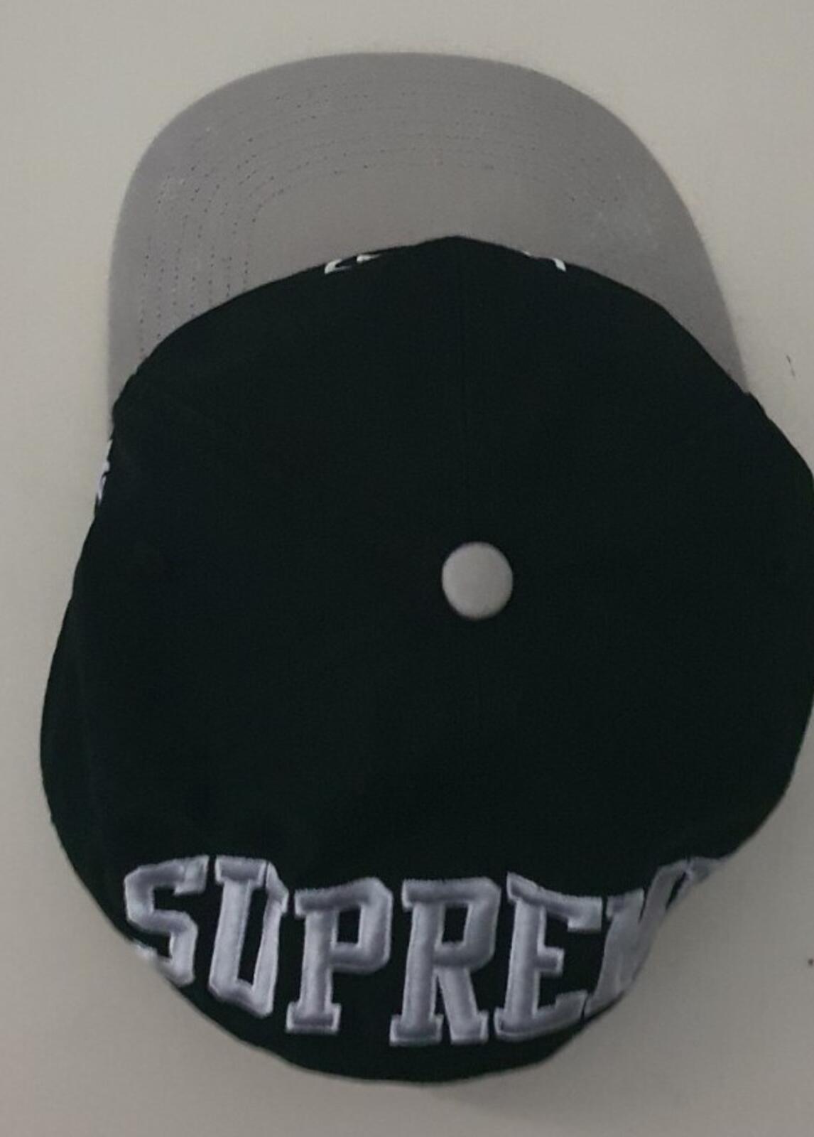 SS19 Supreme x NFL x Raiders X 47' 5-panel black cap hat