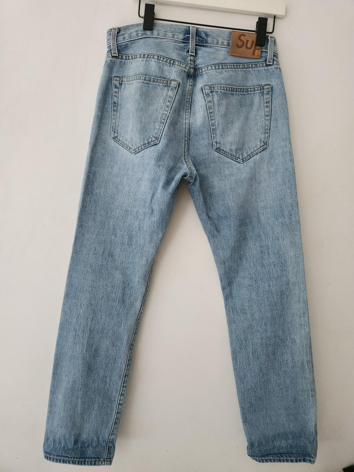 Supreme Vintage Slim Jeans Stonewashed Size 30 W30 L30 Stonewashed