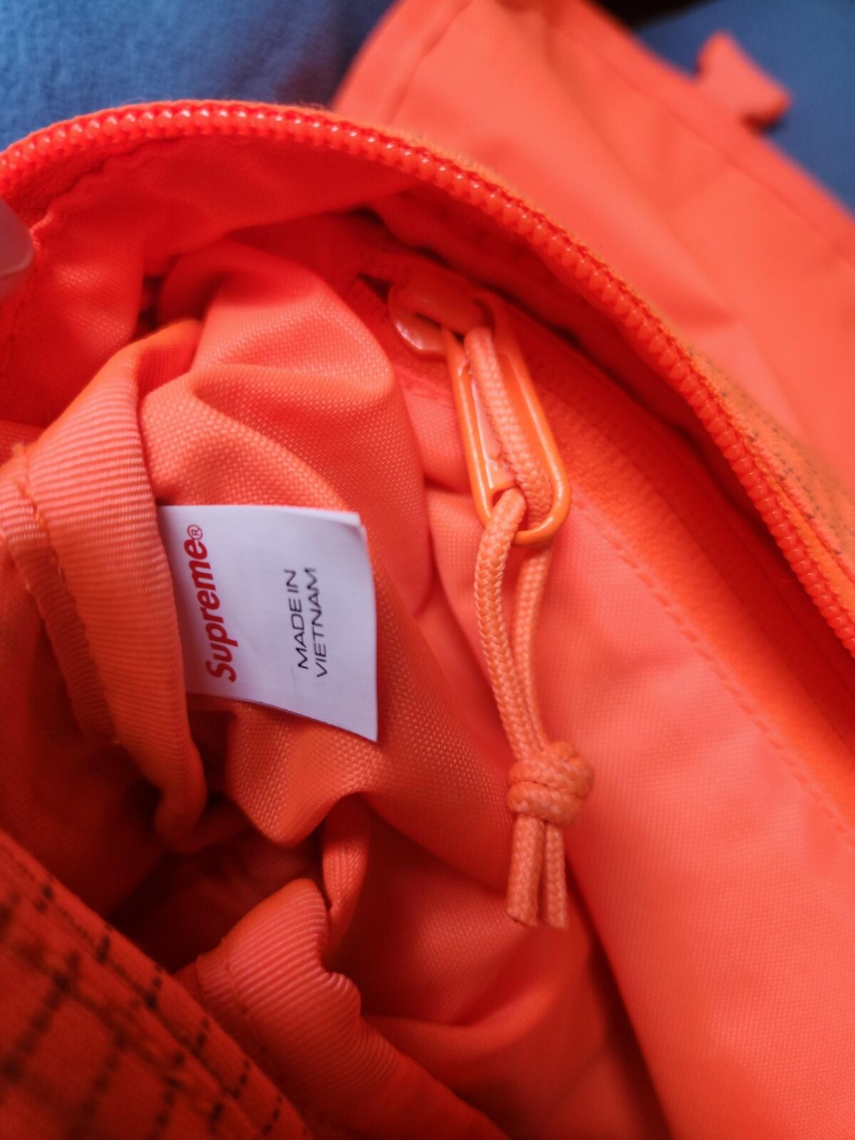 SS24 Supreme Mini Duffle Bag Water resistant 3M Reflective Orange Shoulder 5.5L