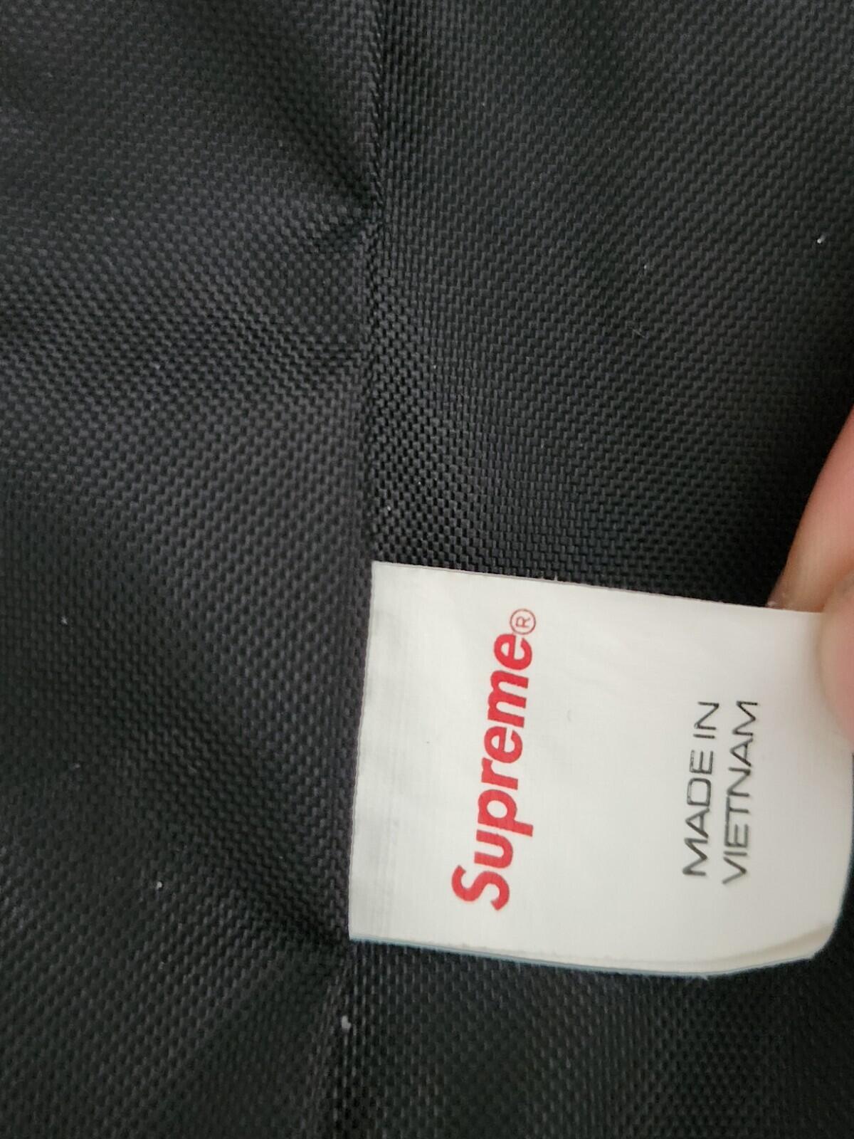 FW21 Supreme Utility Tote Black Bag Water Resistant Nylon