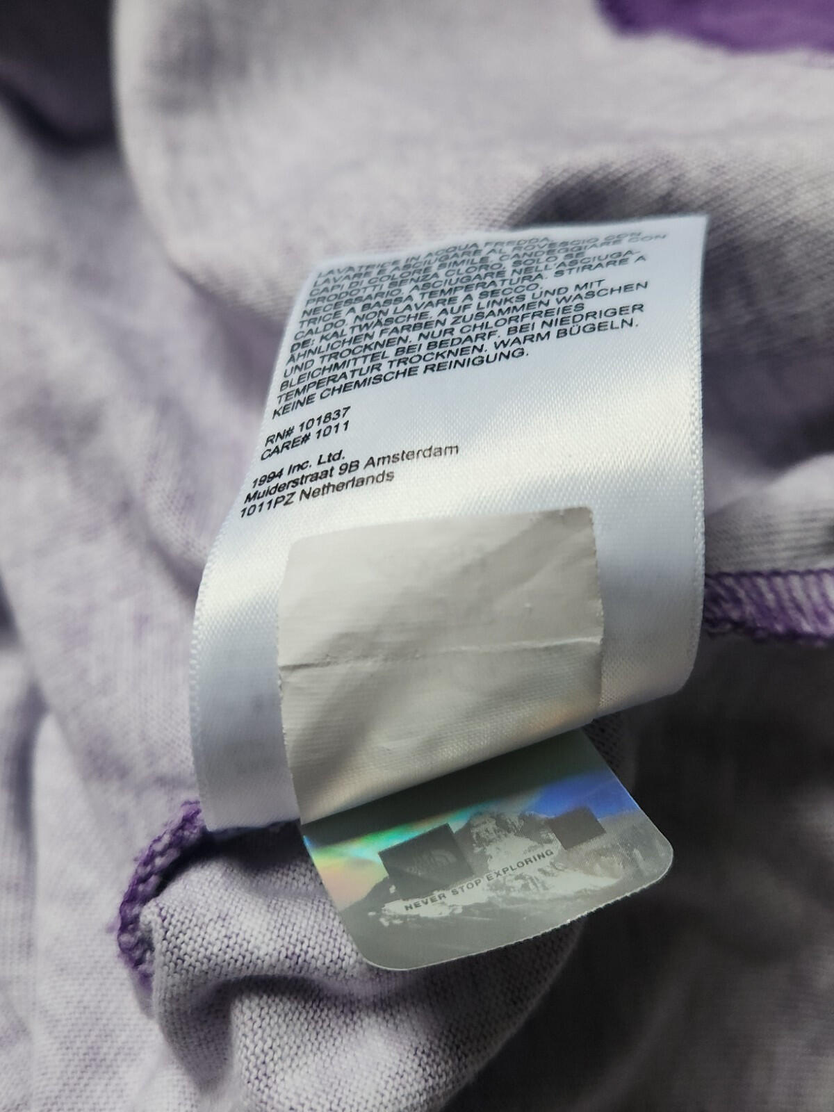 FW22 Supreme x The North Face Pigment Printed L/S Top Large L T-Shirt TNF