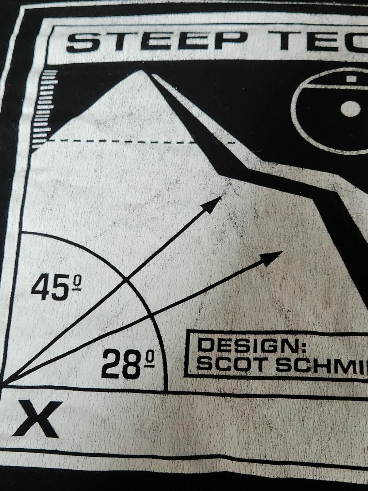 SS16 Supreme x The North Face Steep Tech Tee Größe M Schwarz T-Shirt TNF