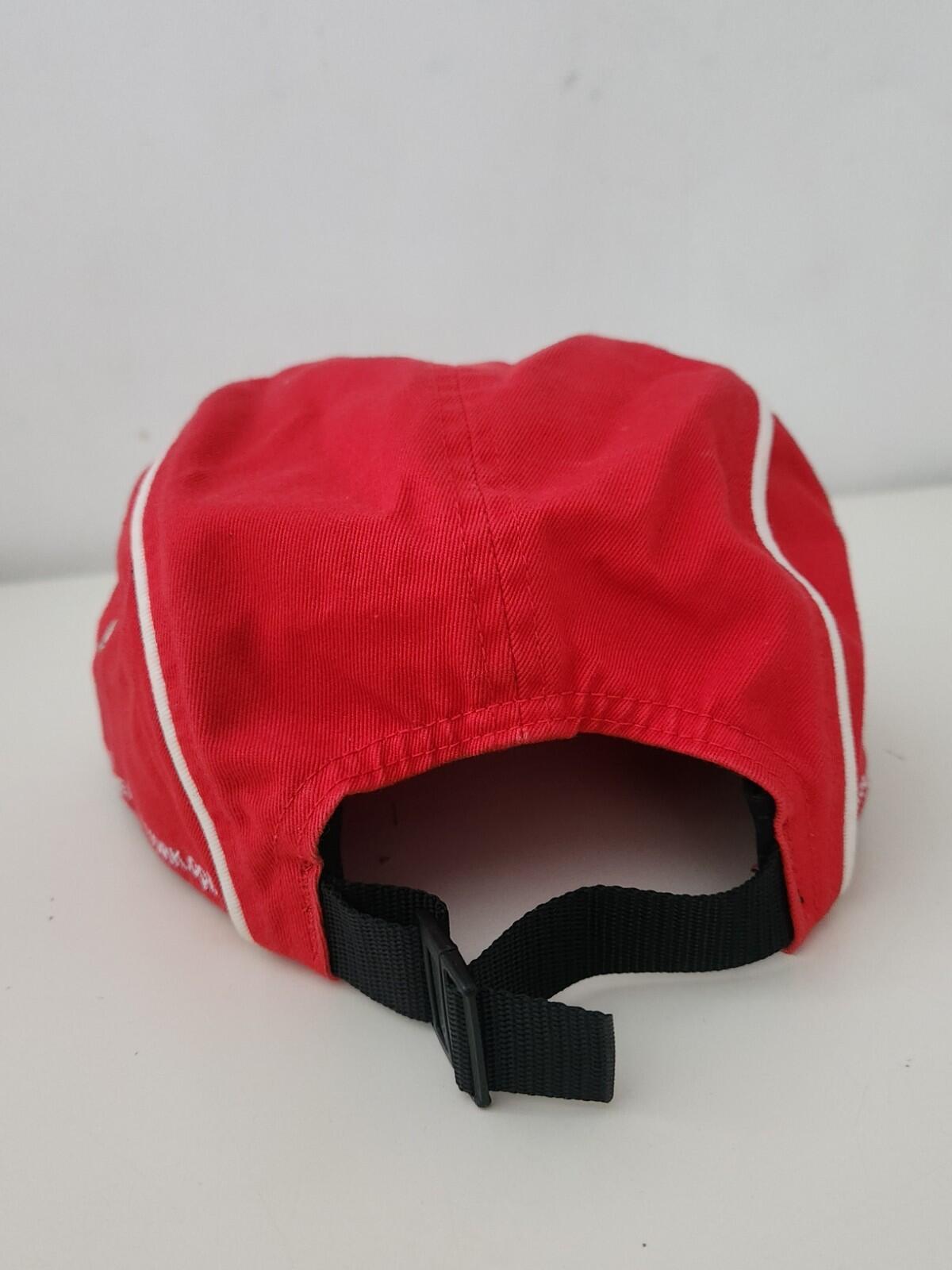 FW18 Supreme Piping Camp Cap Red