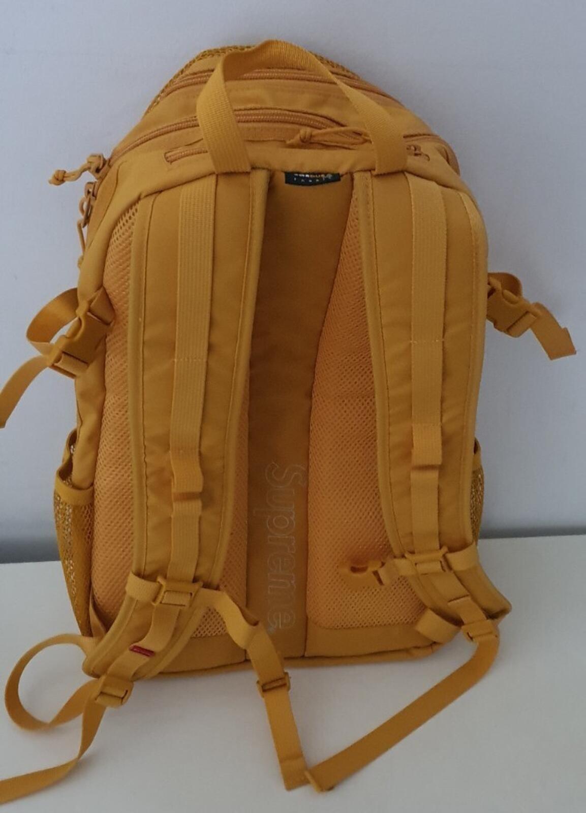 SS20 Supreme gold backpack Cordura yellow