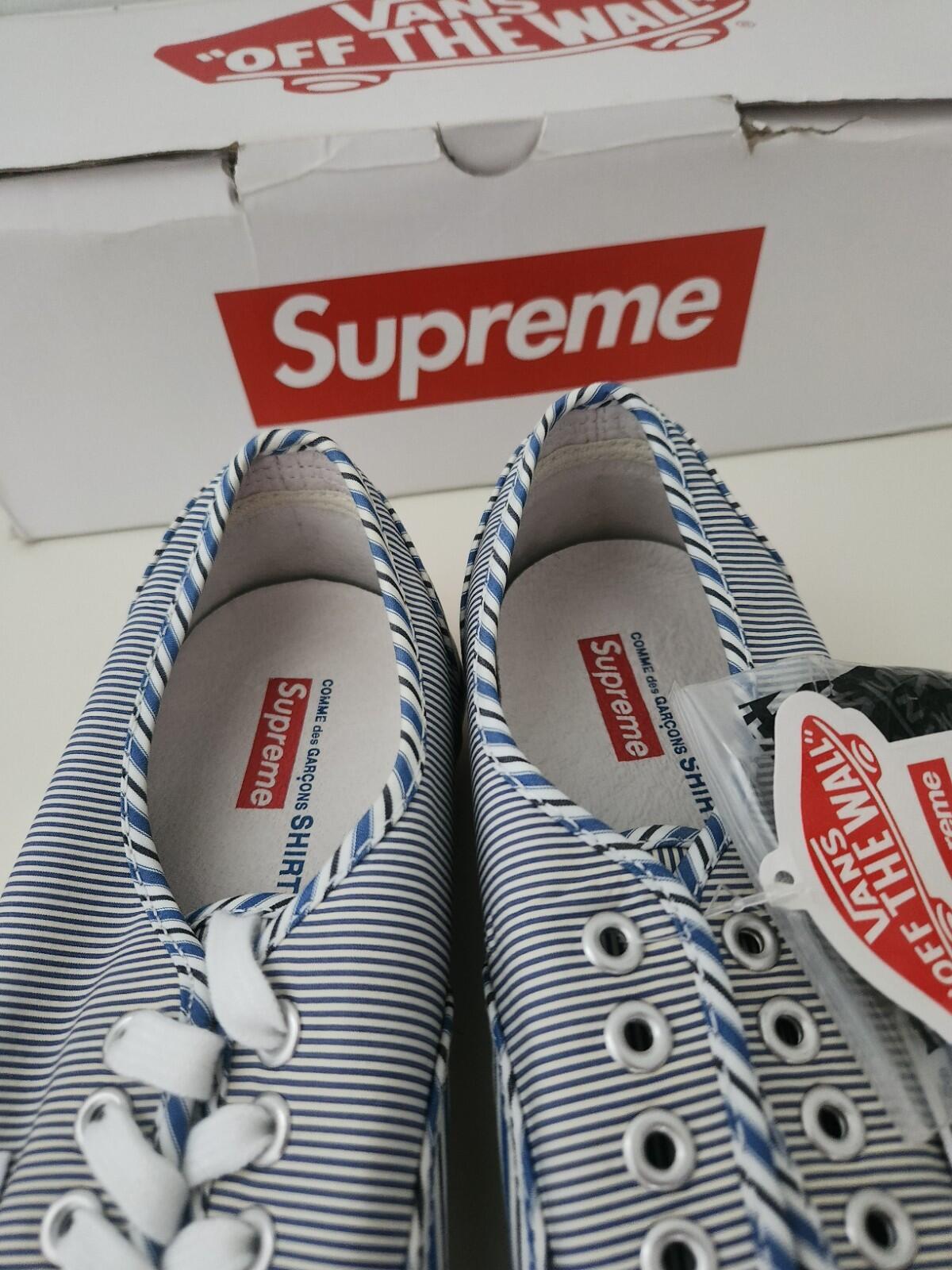 SS12 Supreme x Vans Comme Des Garcons Authentic Pro US 9.5 UK 8.5 EU 42.5 CDG