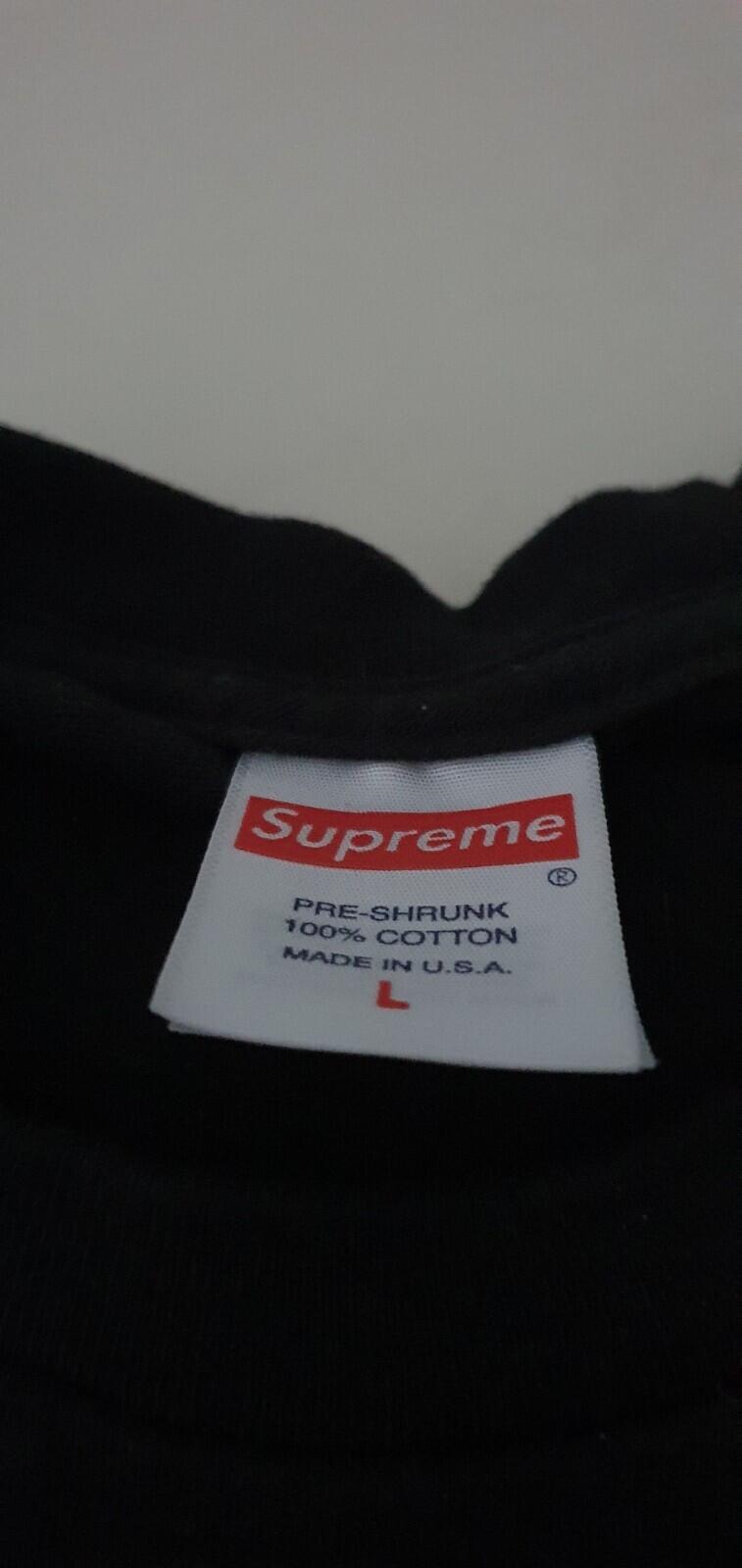 FW22 Supreme Doughboy black Tee L large T-shirt