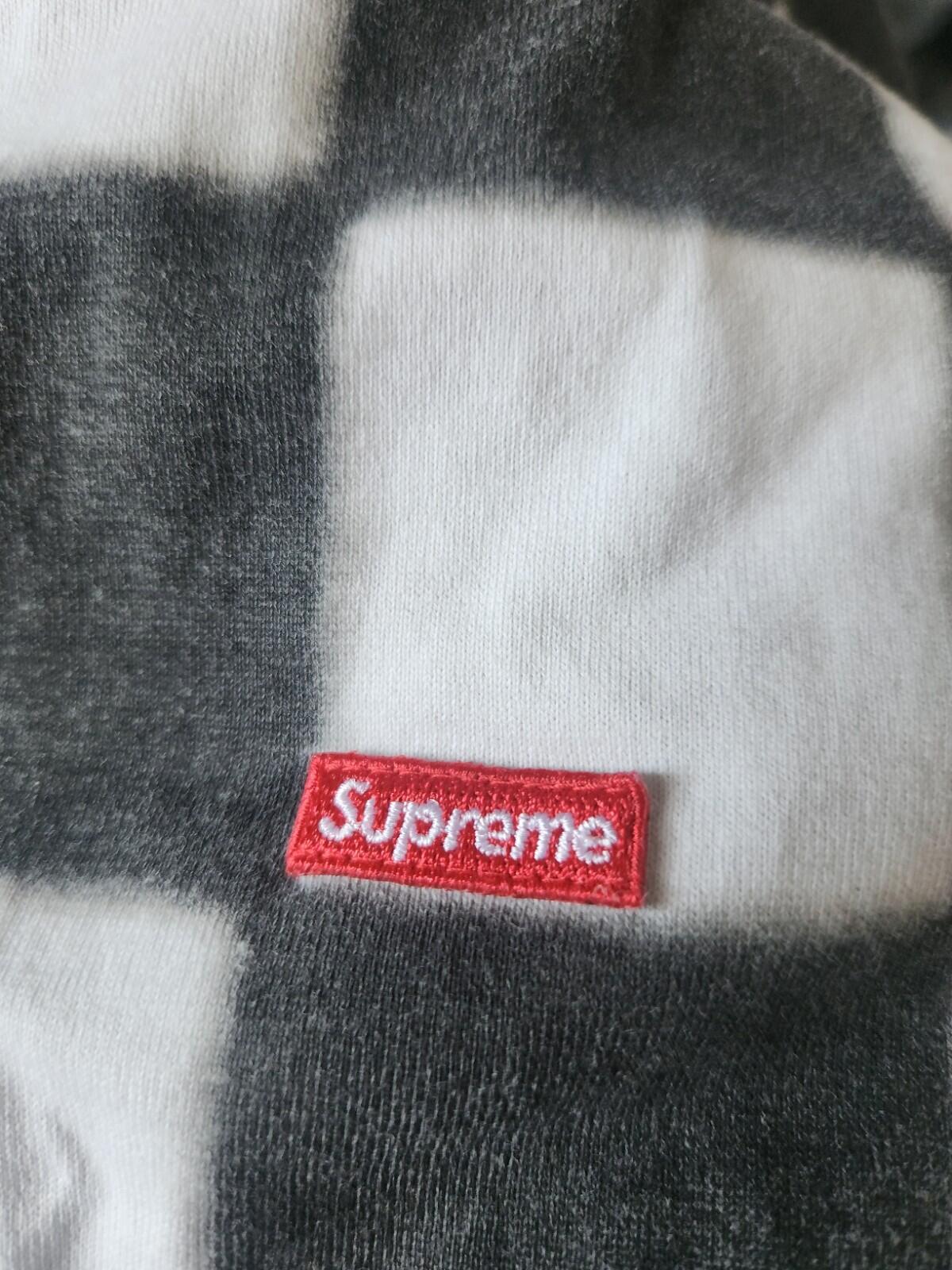 SS20 Supreme Small Box Tee size M Medium Checkerboard T-shirt Black White